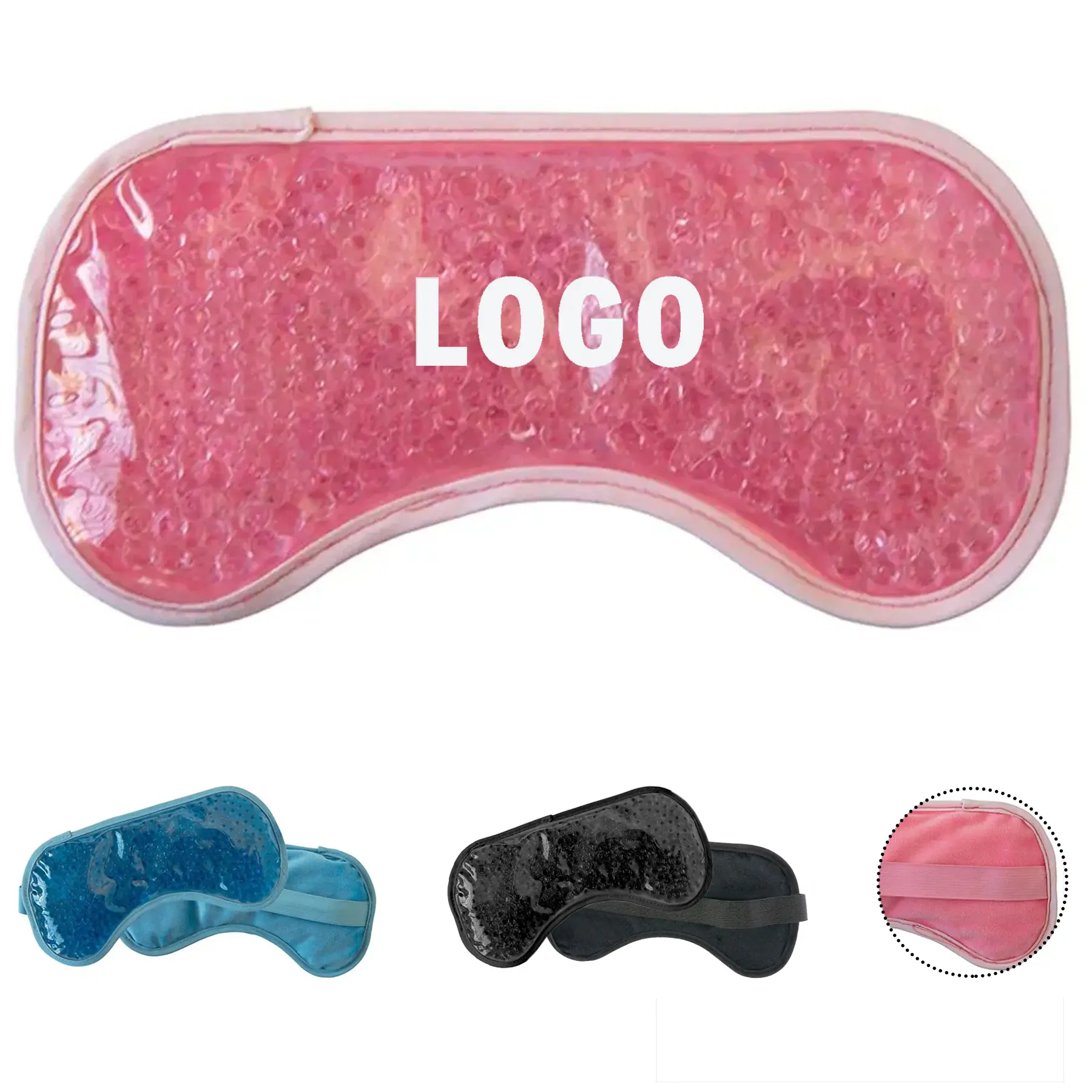 Hot Cold Gel Bead Eye Mask Pack 2