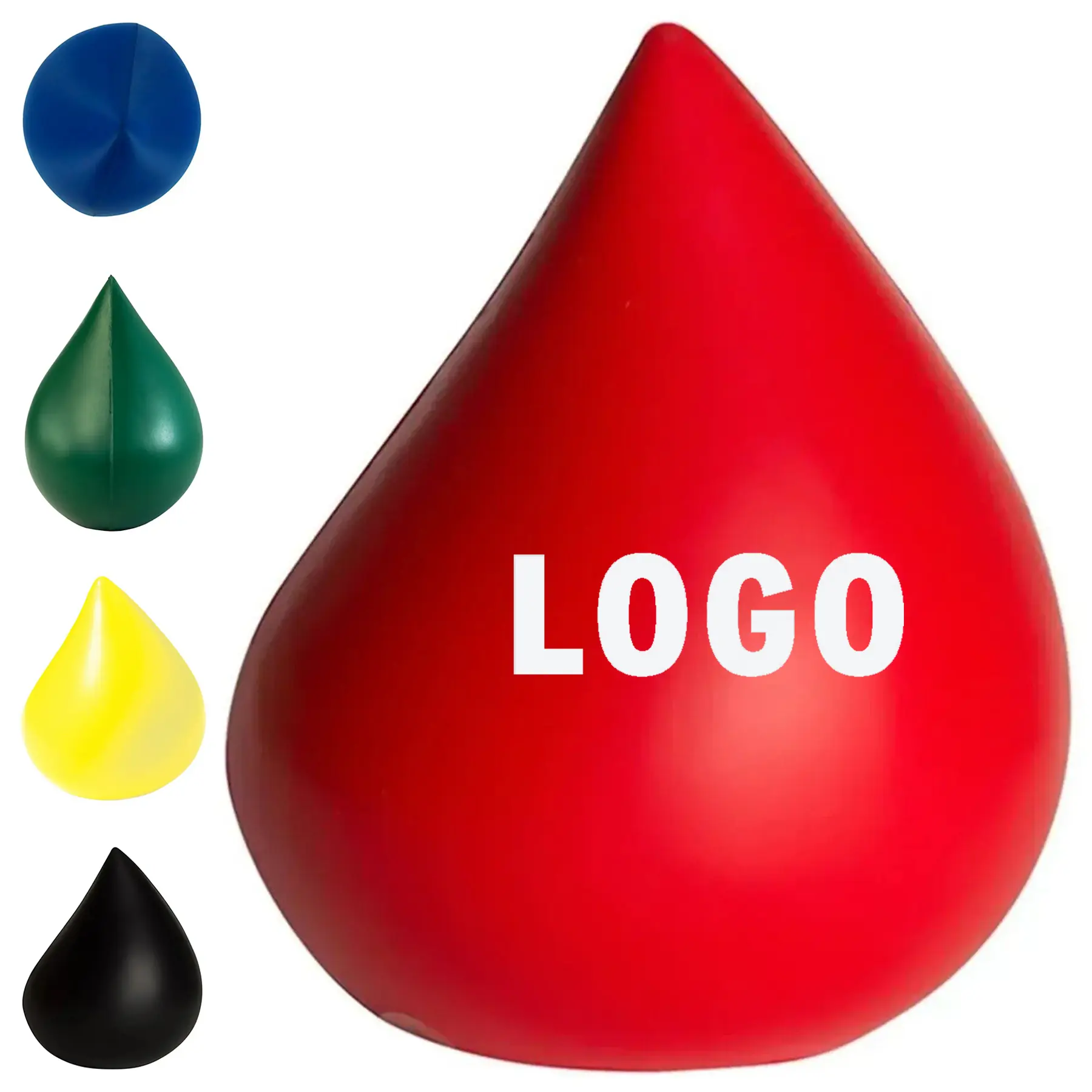 Custom Teardrop Shape Stress Relief Toy 2