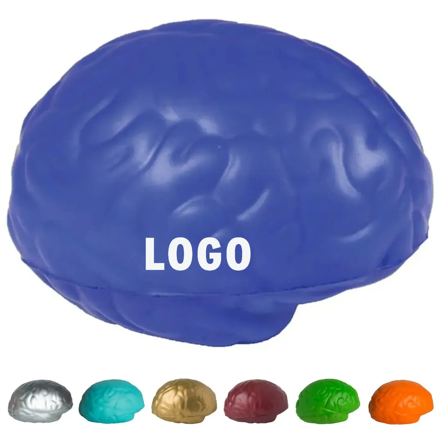 Custom Logo Squeezable Brain Stress Ball for Events 2