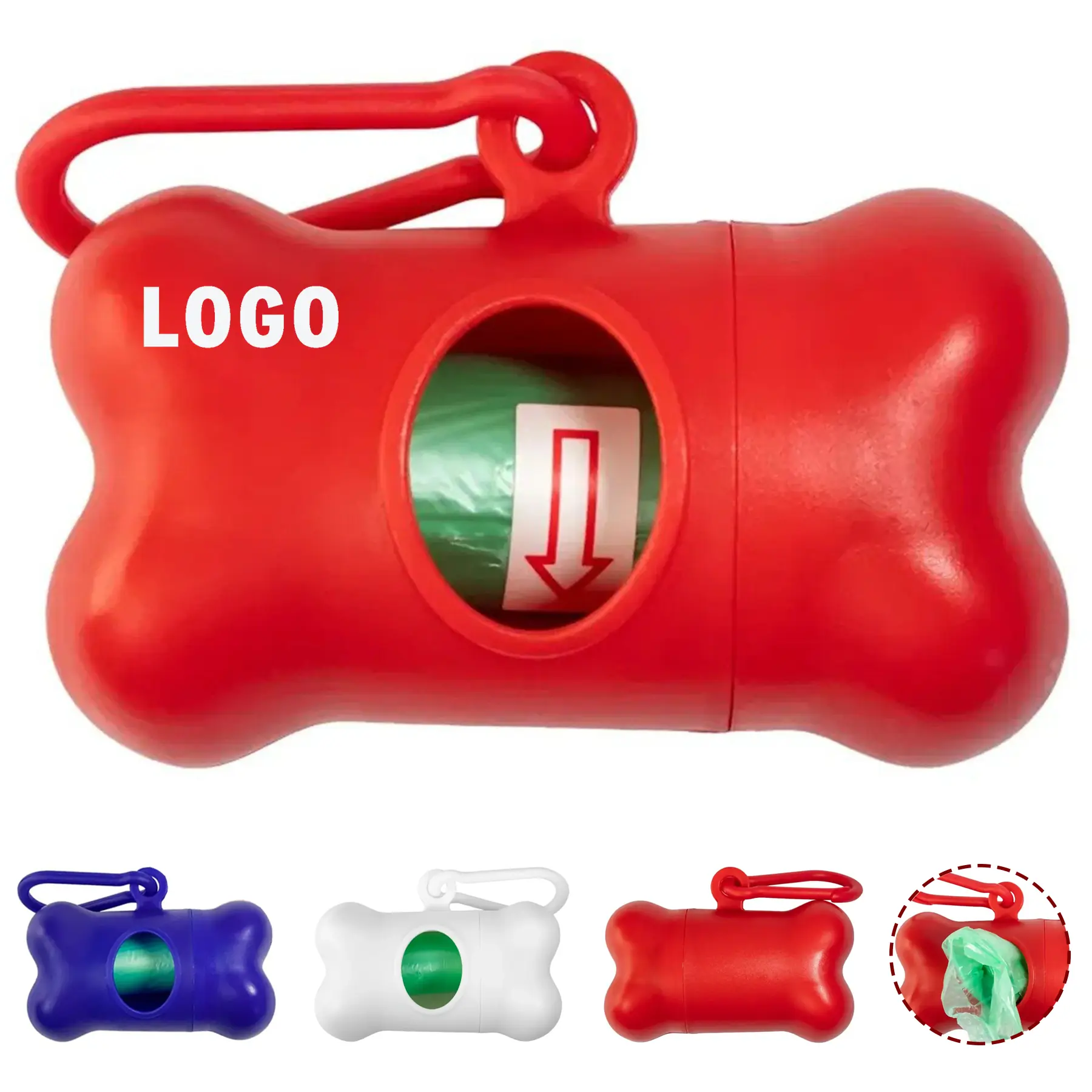 Paw Print Poop Bag Dispenser 2