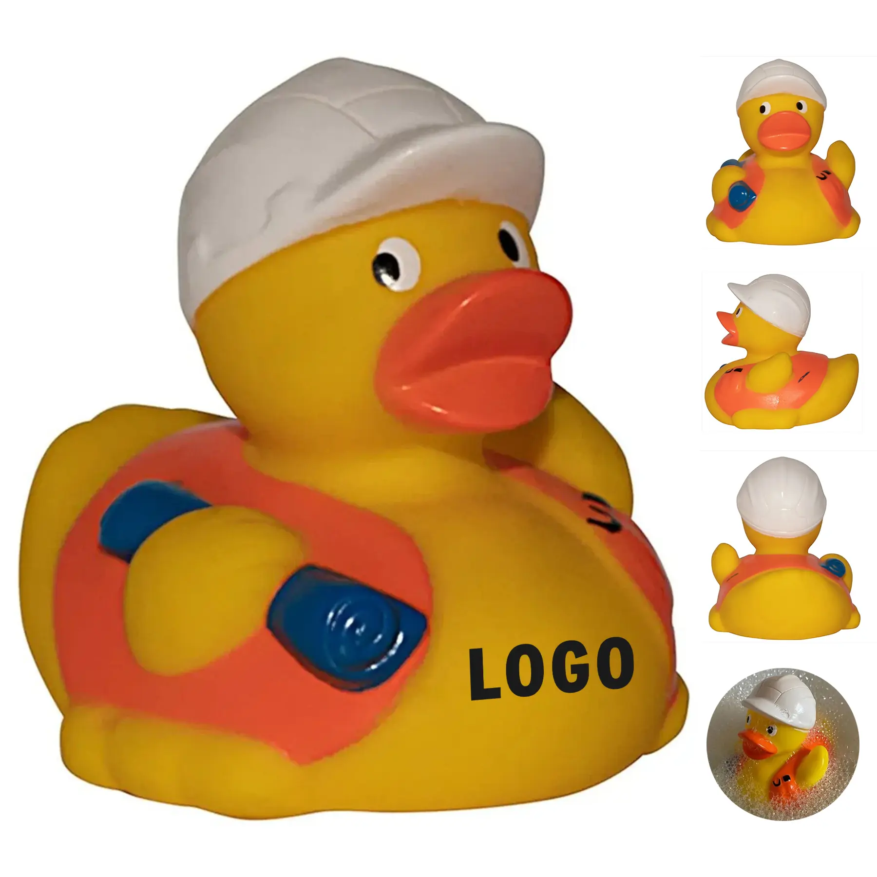 Builder Buddy Rubber Duck for Bath Fun 2