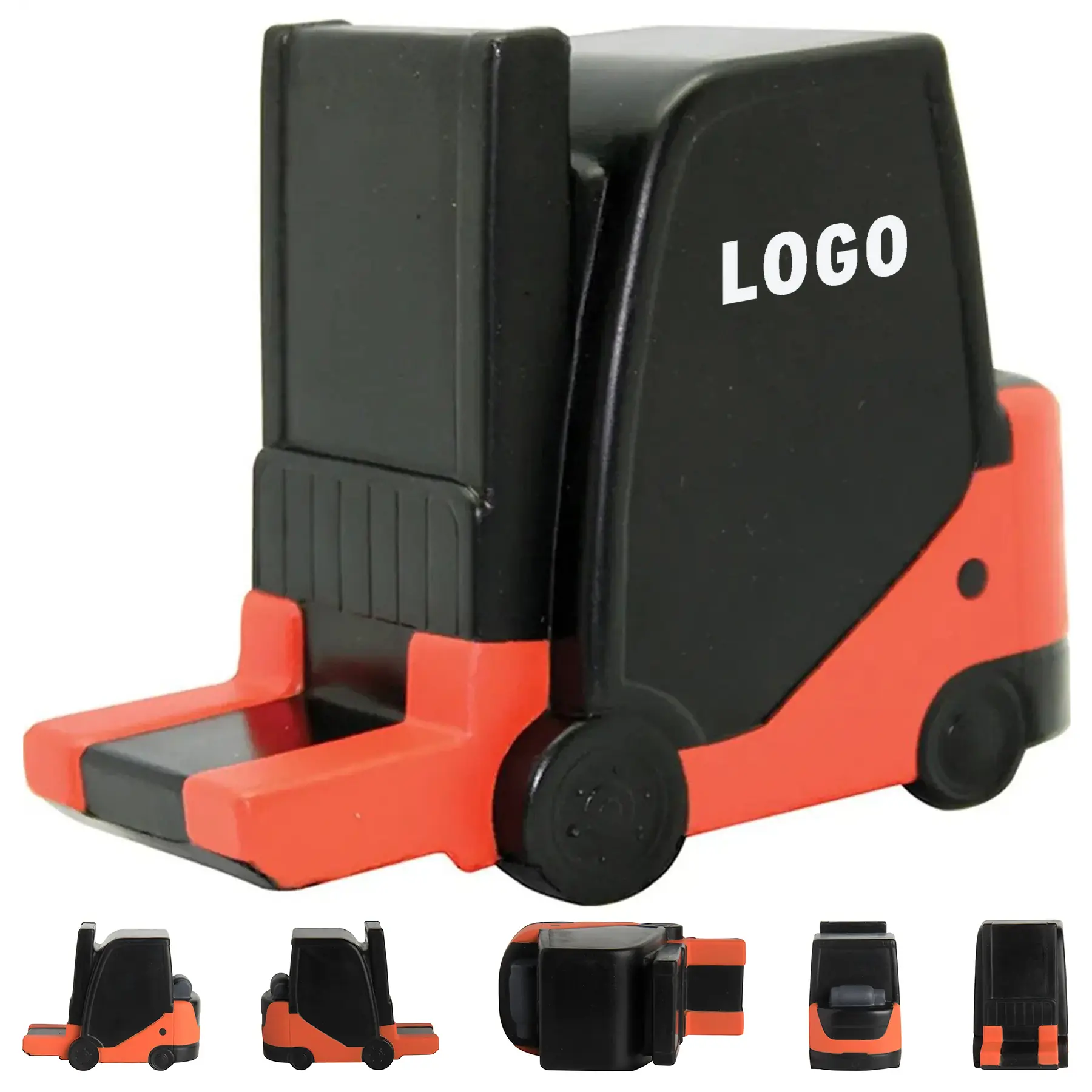 Custom Forklift Stress Reliever Squeeze Toy for Corporate Giveaways 2