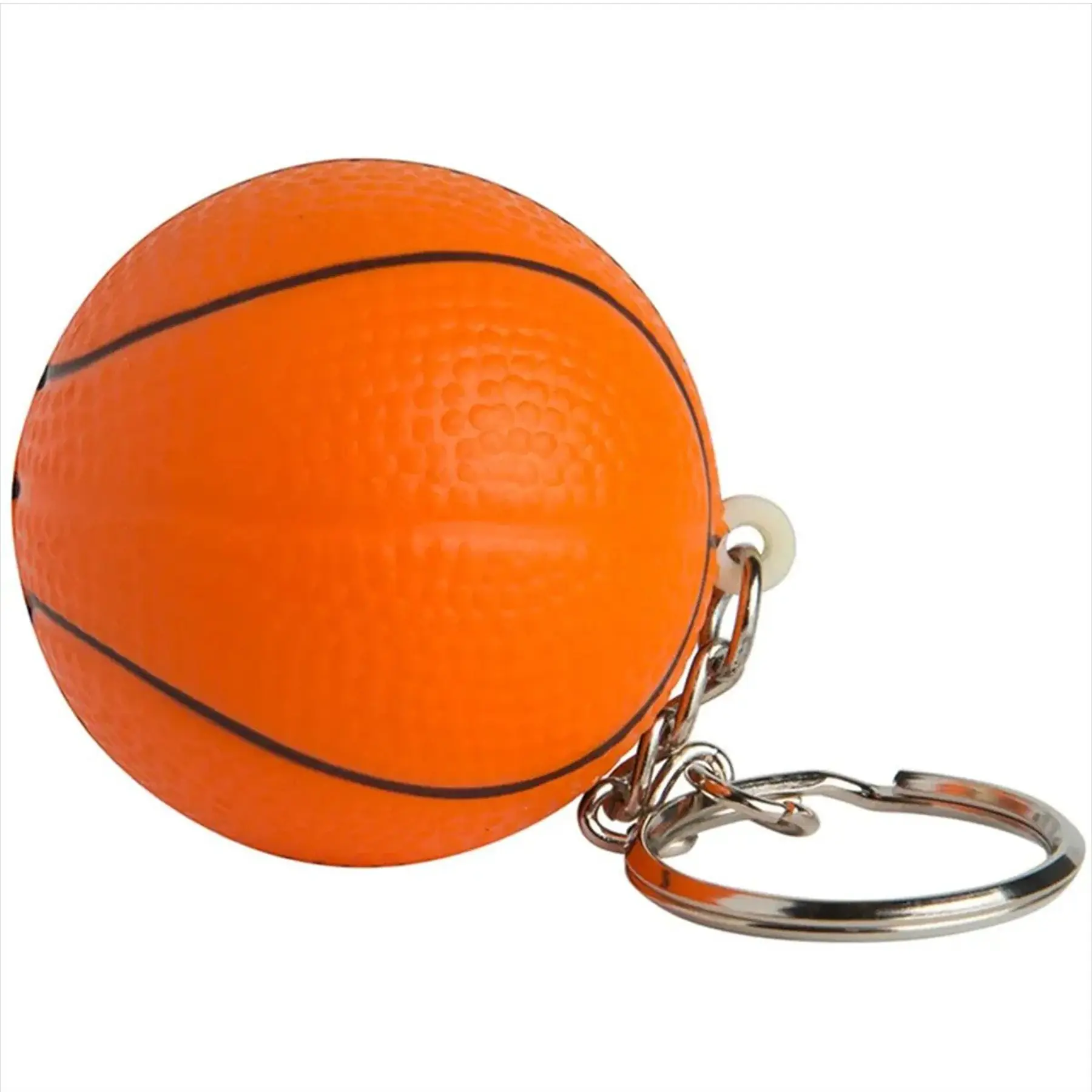 Personalized Basketball Squeeze Toy Keyring