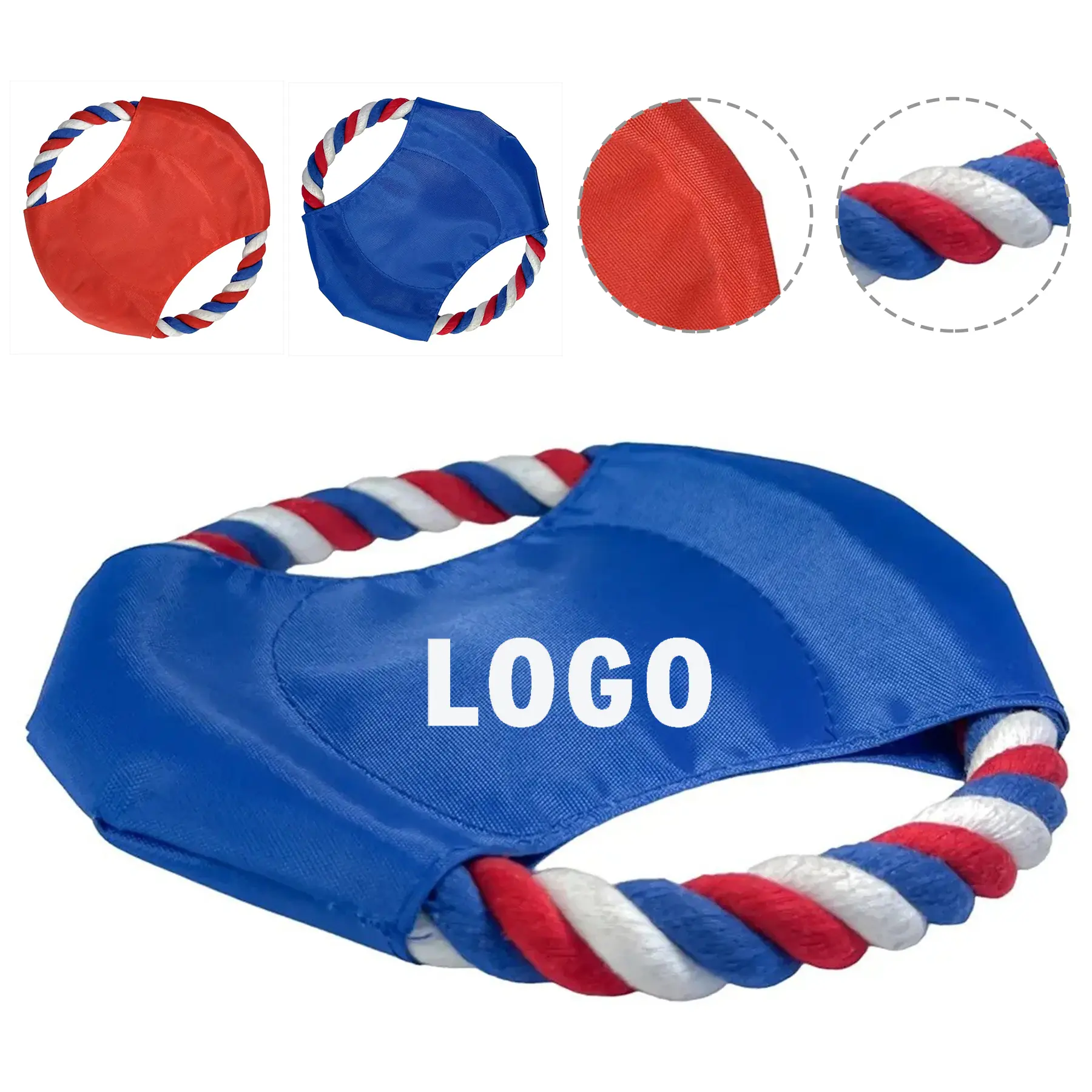 Personalized Rope Fetch Tug Ring for Dogs 2