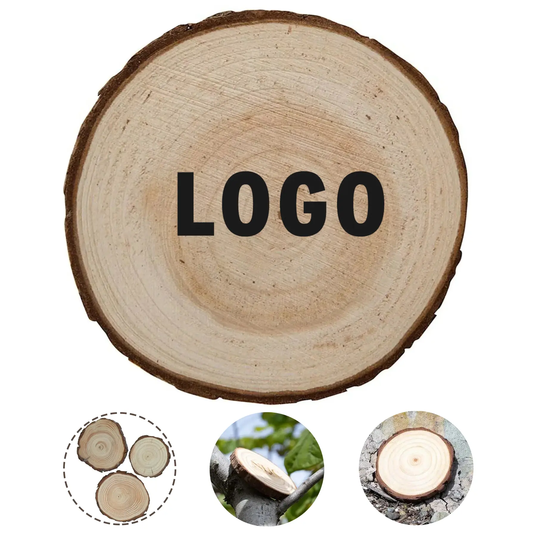 Handcrafted Real Wood Coasters for Home Bar 2