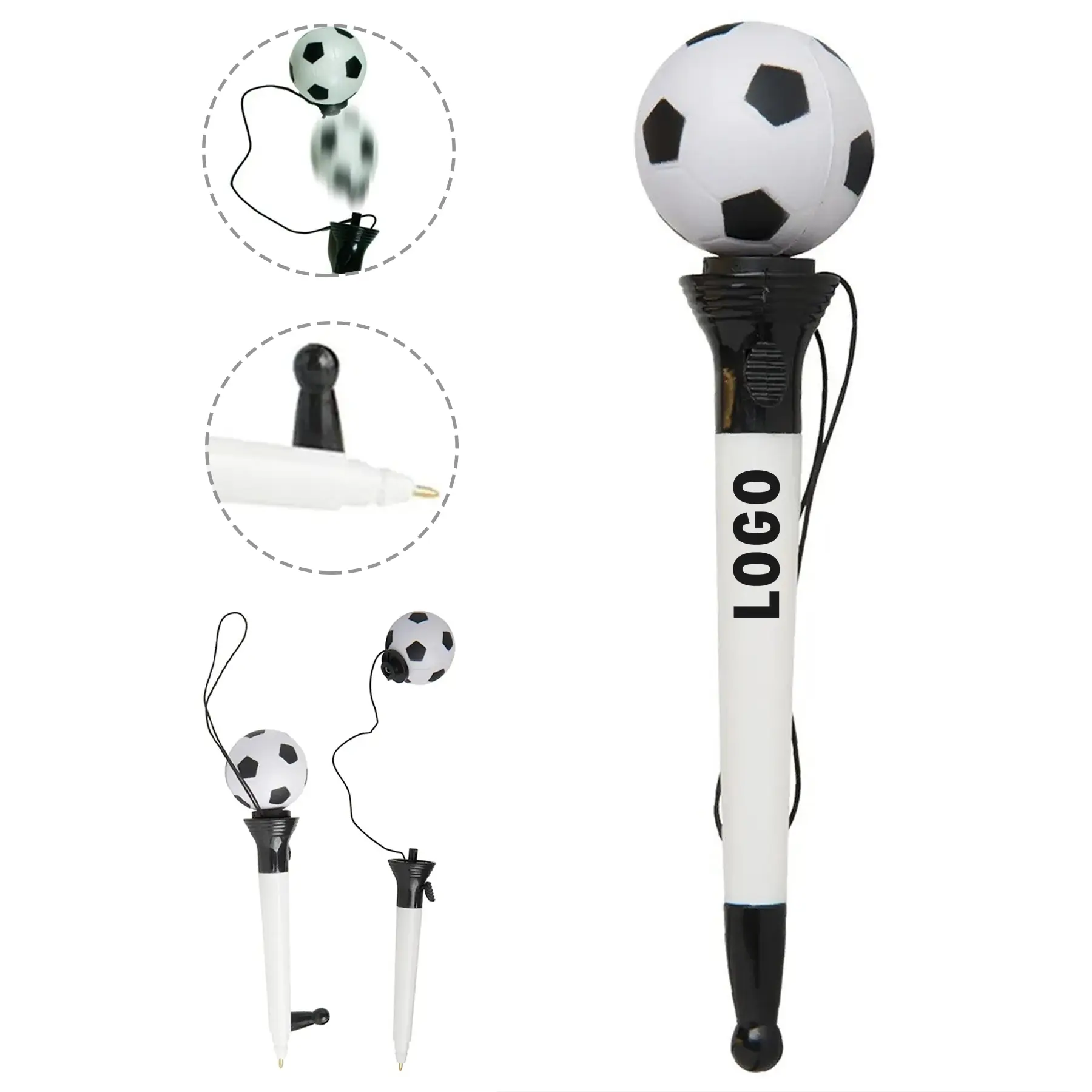 Soccer Ball Click Pen for Sports Promotions 2