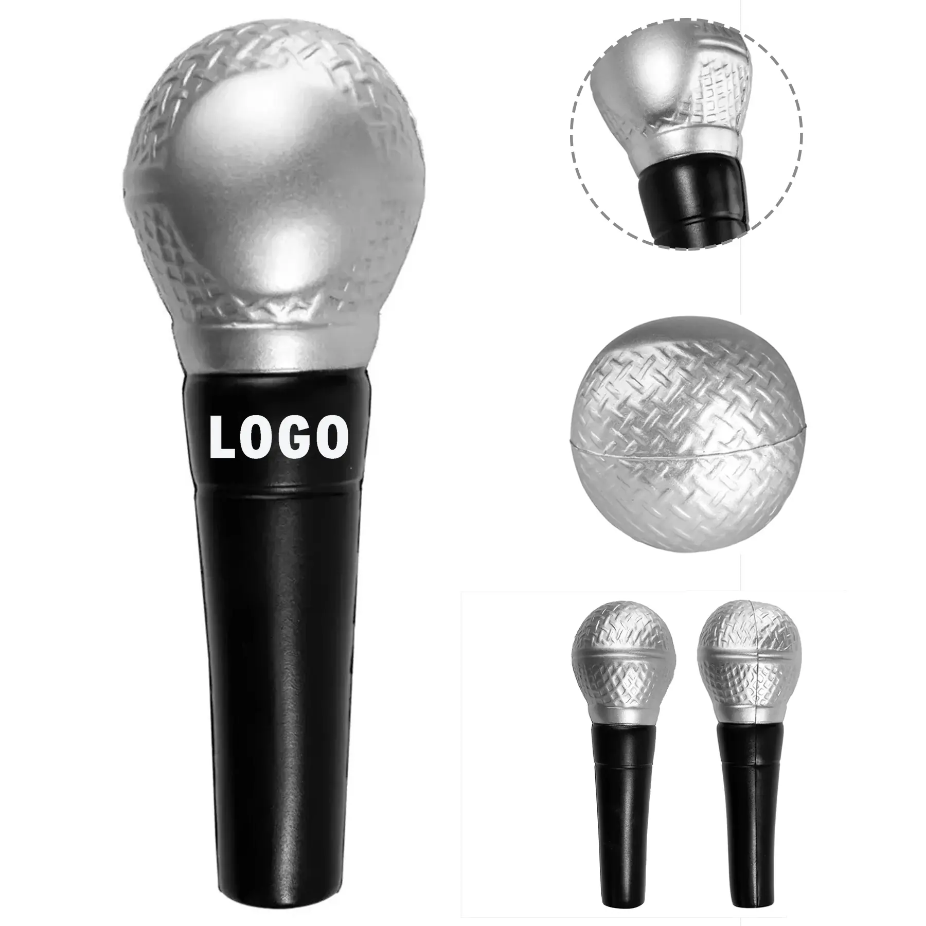 Microphone Stress Ball Custom Logo Giveaway 2