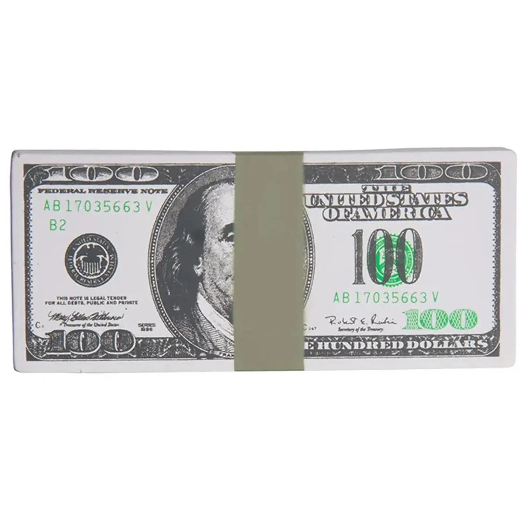 Custom Imprinted Money Stack Stress Reliever