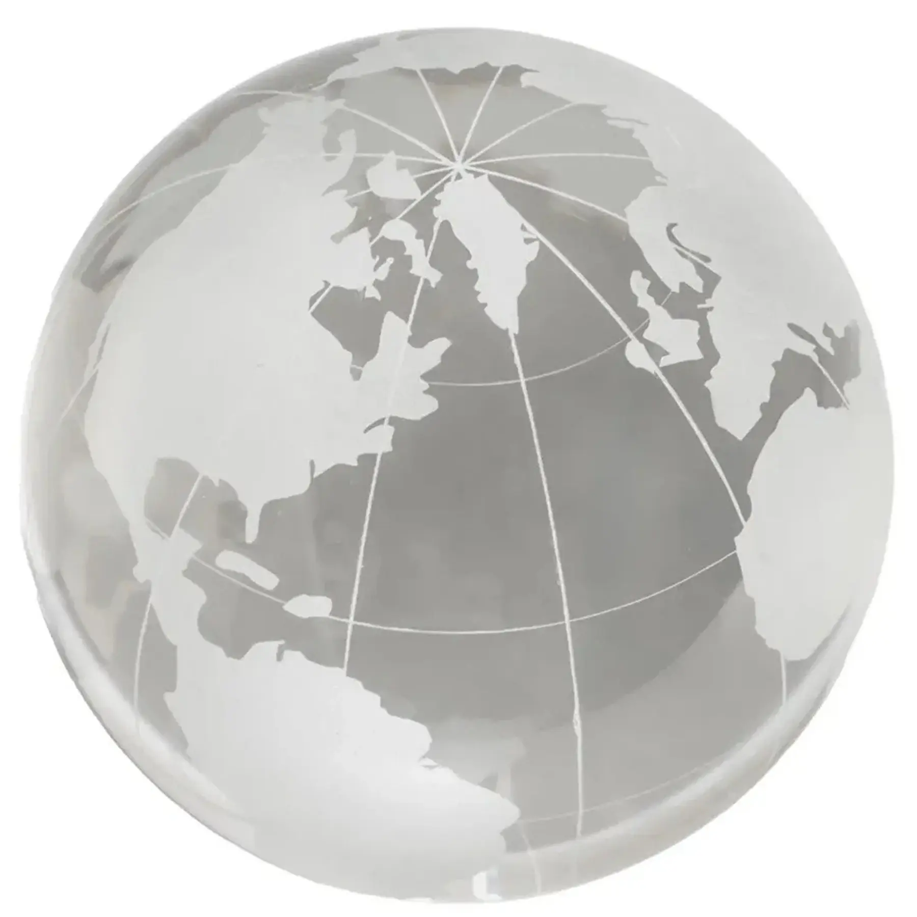 Customizable Resin Globe Paperweight for Office Branding Gift