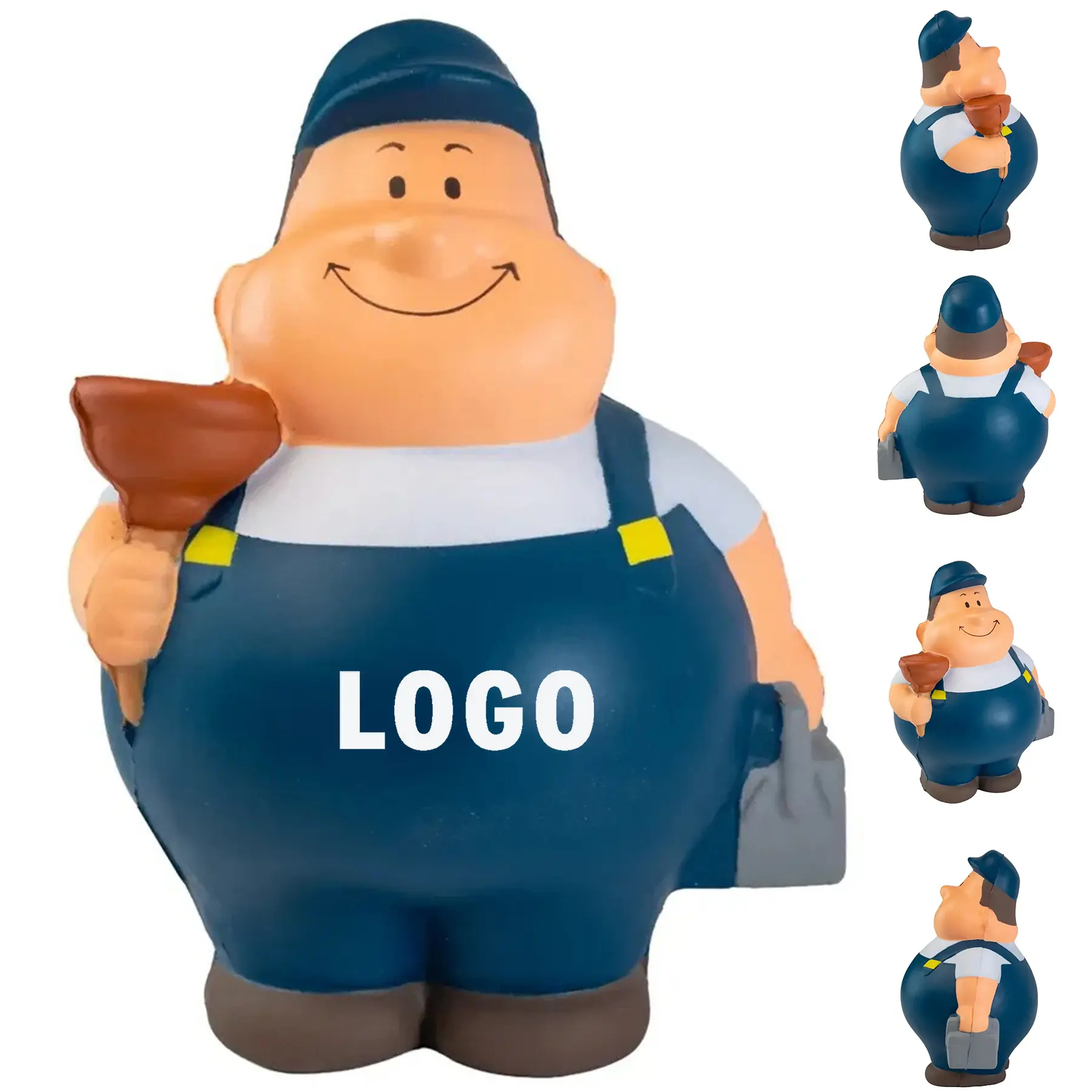 Custom Plumber Themed Stress Ball for Giveaways 2