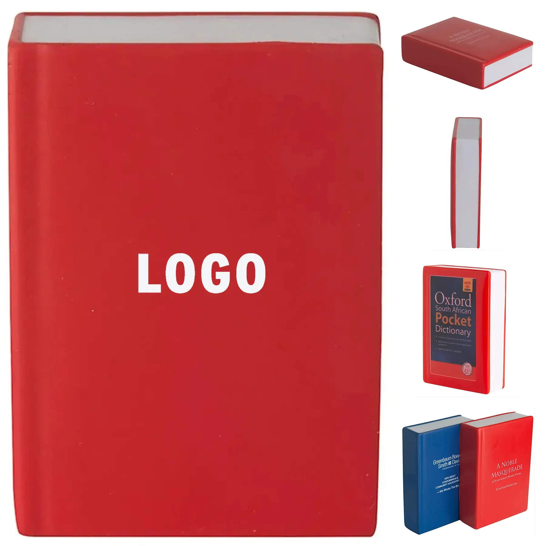 Novelty Stress Ball Book Style Squeeze Toy for Promotional Giveaways 2