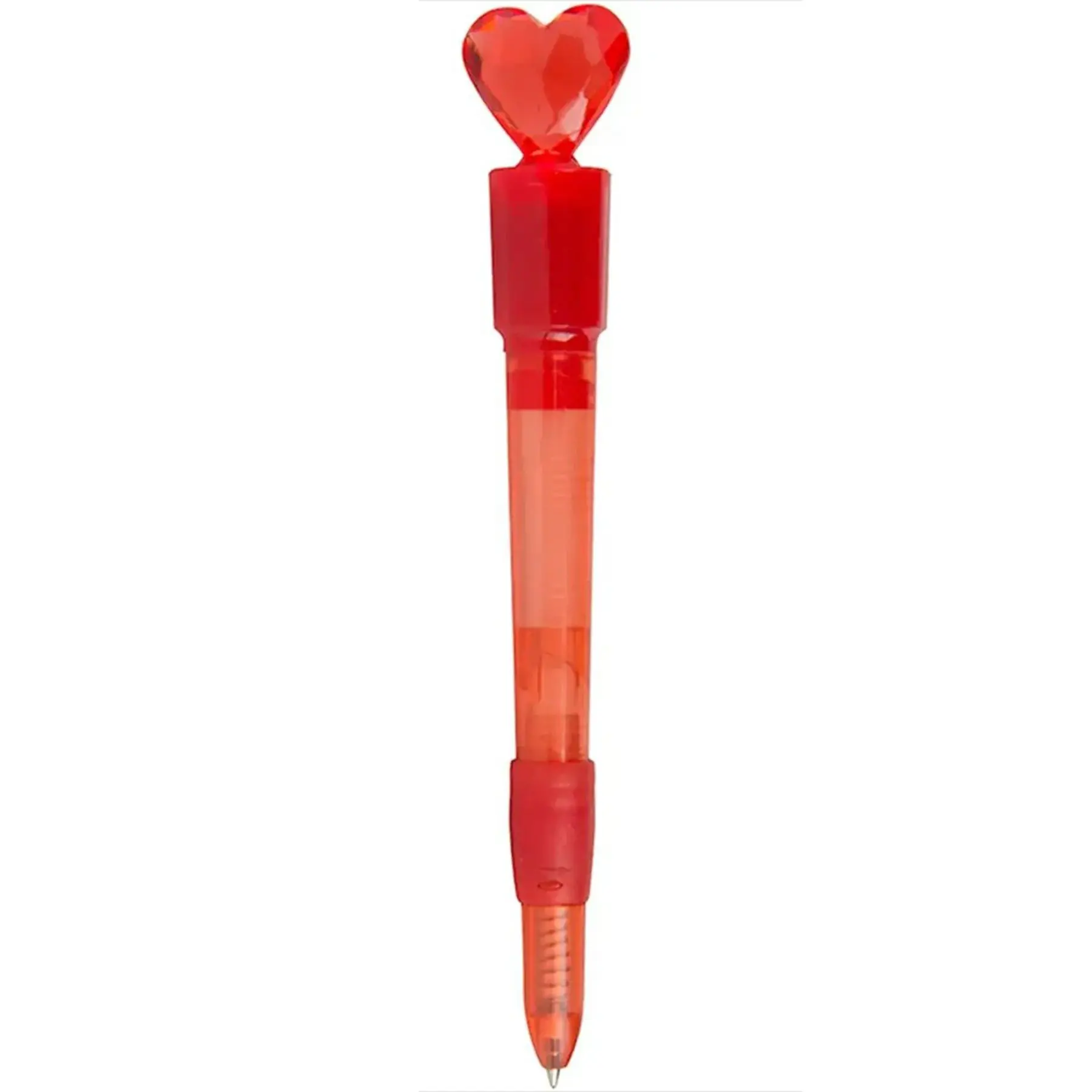 Glowing Heart Ballpoint Pen Customizable Branding