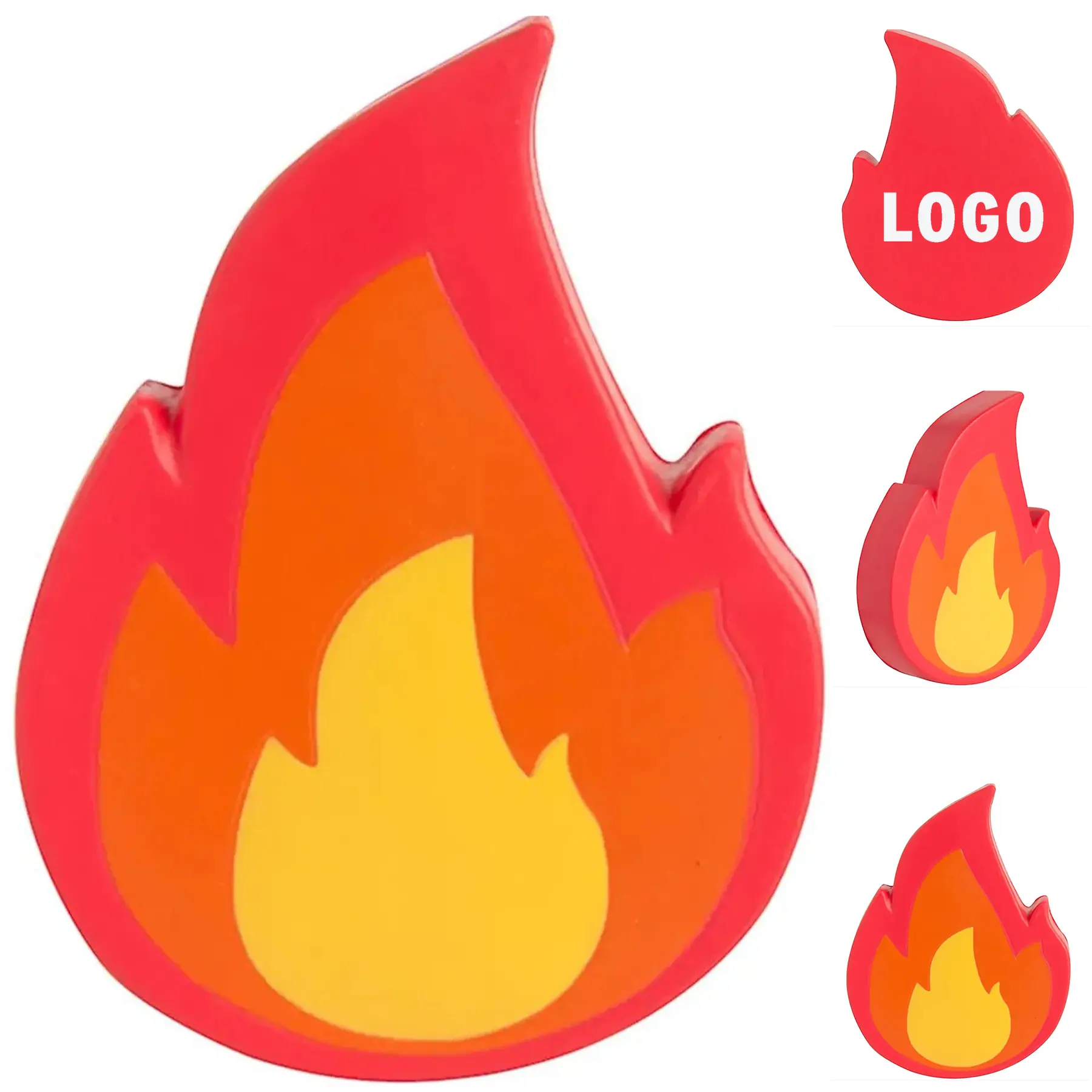 Flame Emoji Squeeze Stress Ball 2