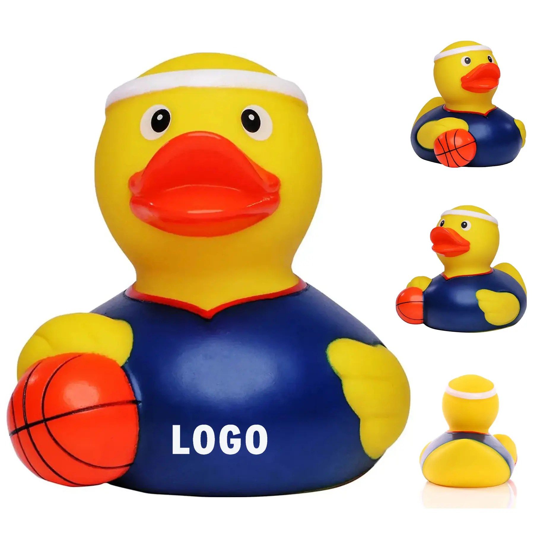 Custom Basketball Rubber Duck 2