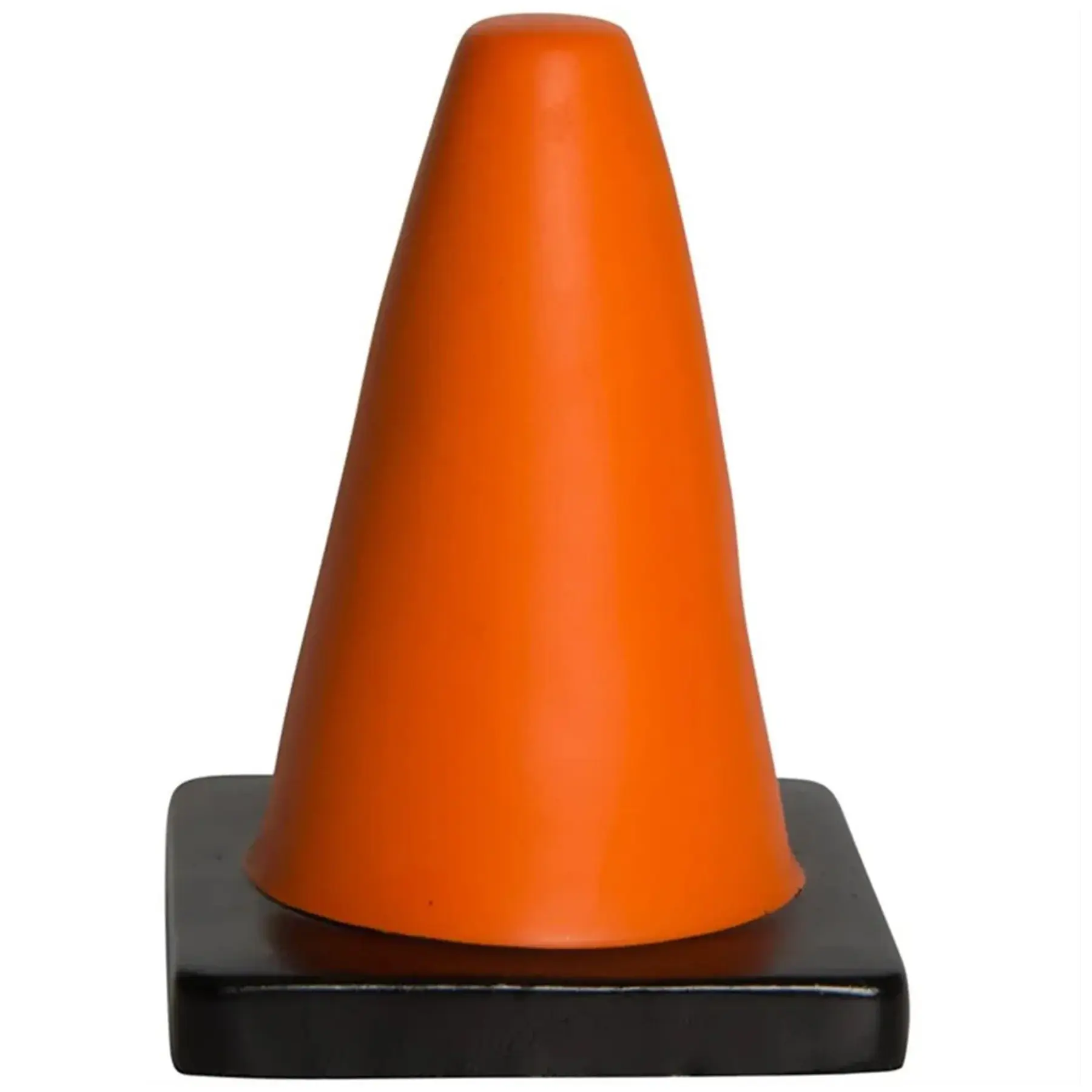 Orange Traffic Cone Stress Relief Squeeze Toy