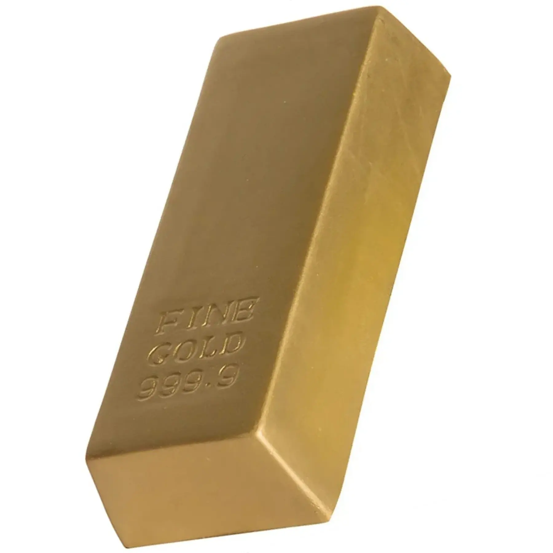 Gold Bar Stress Relief Squeeze Toy Custom Promotional Gift