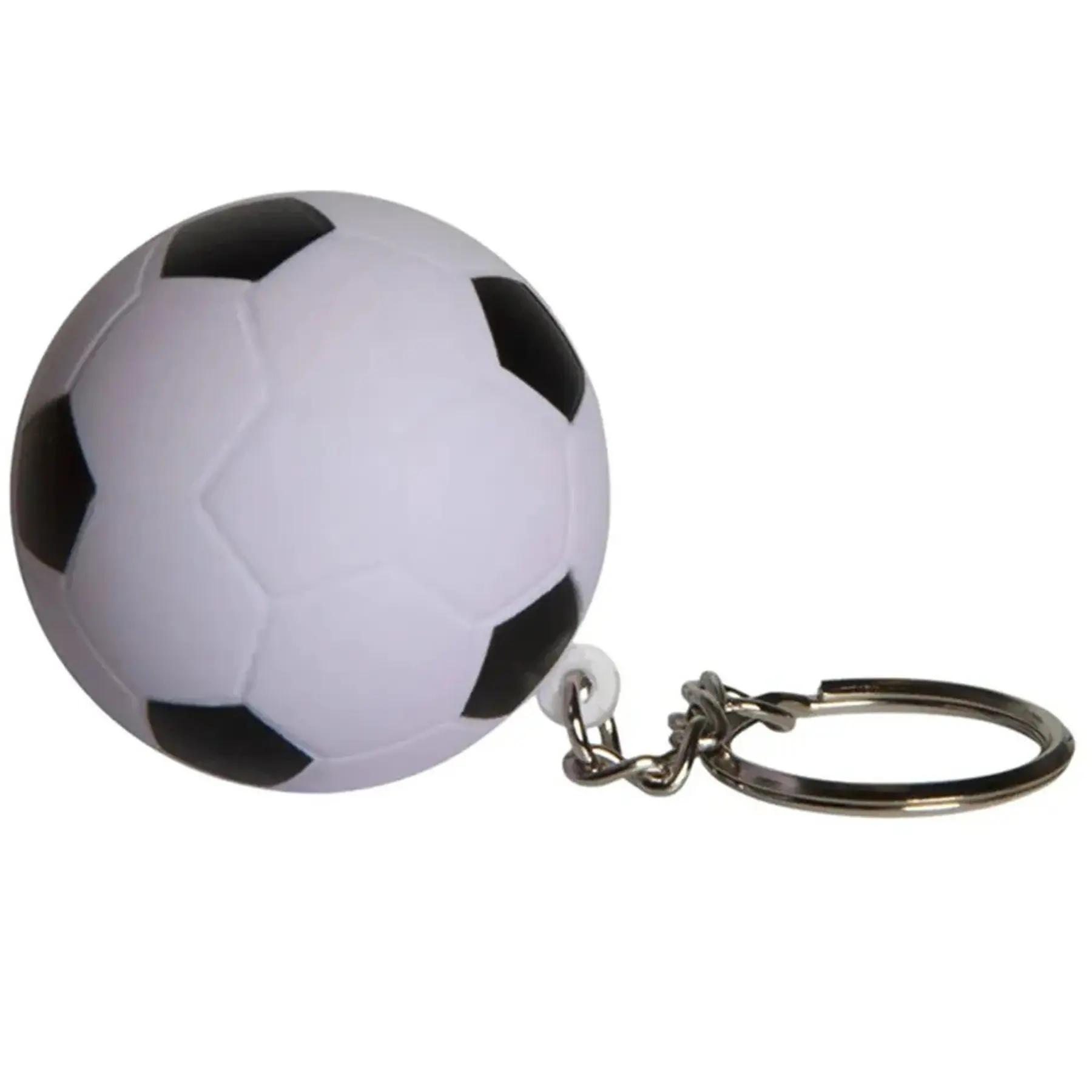 Portable Soccer Stress Ball Keychain Gift