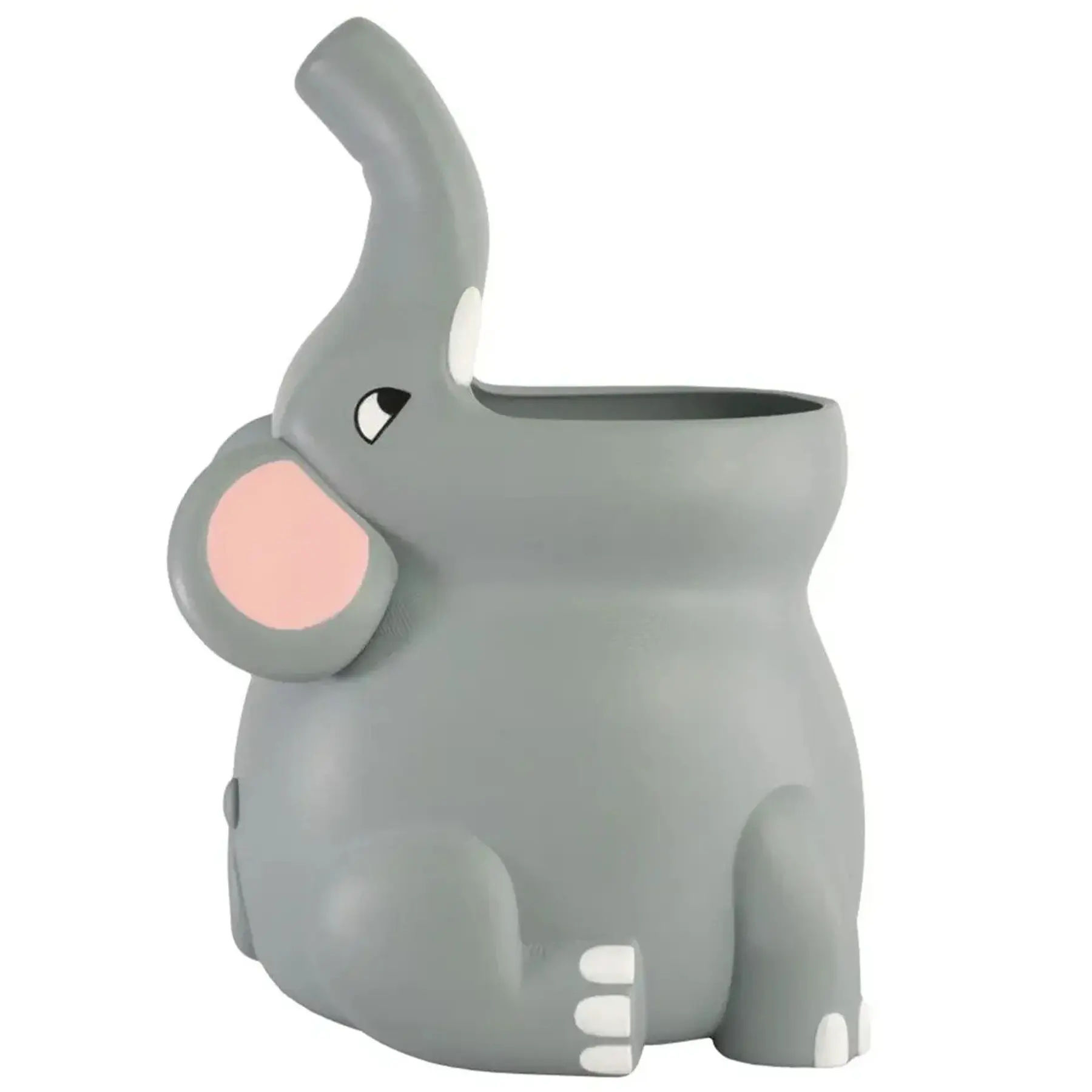 Whimsical Elephant Desk Organizer for Pens Pencils