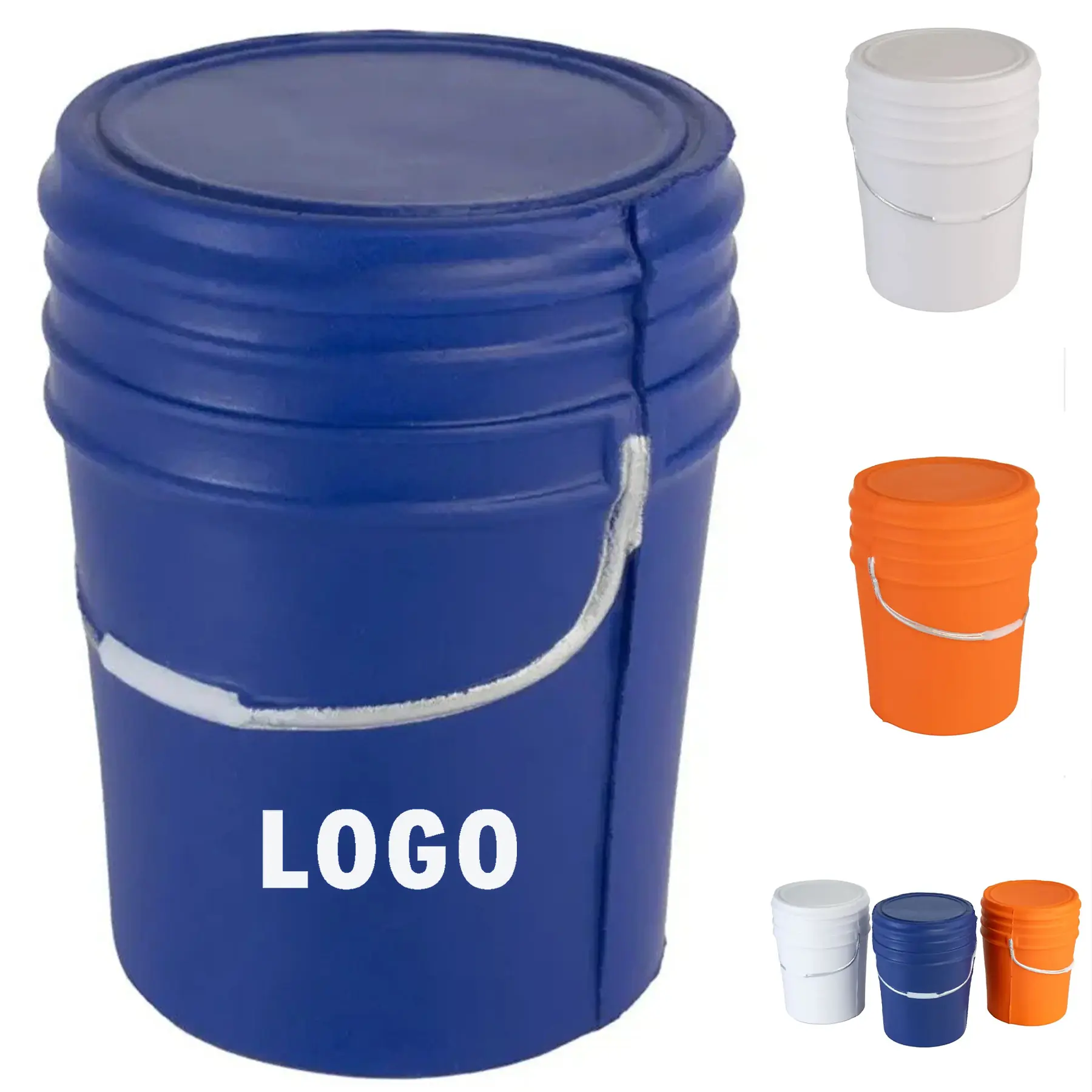 Custom Imprinted Mini Stress Relief Pail for Hardware Promotions 2