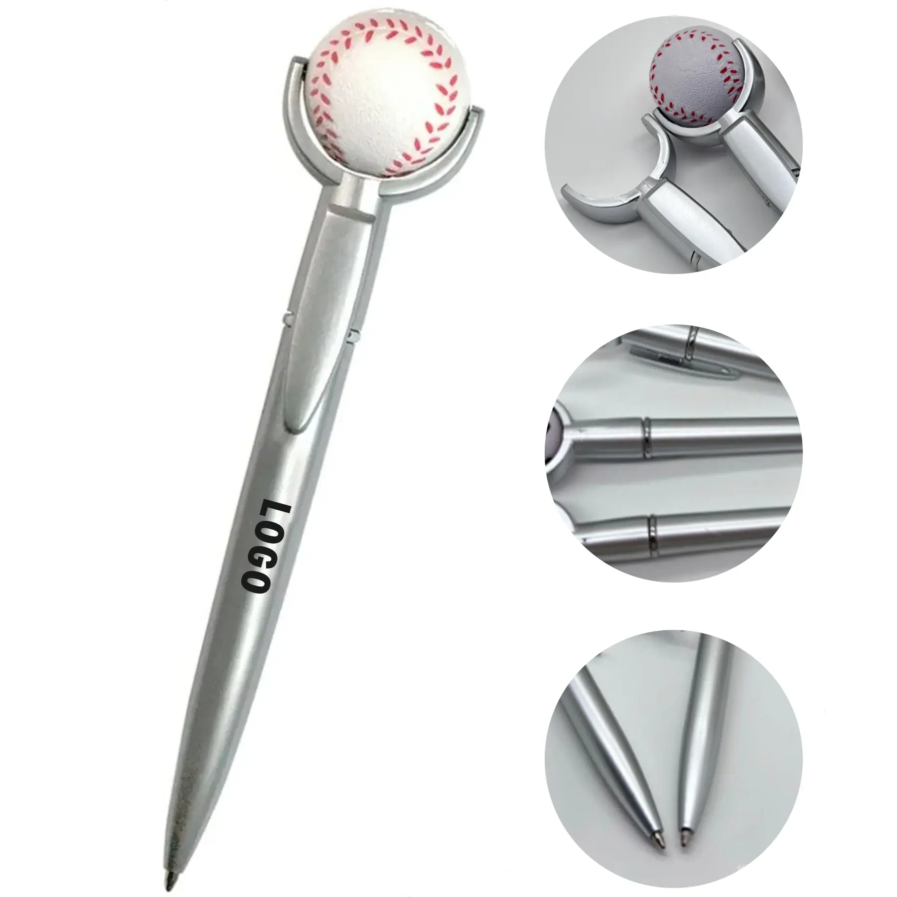 Baseball Stress Relief Ballpoint Pen Squeeze Toy 2