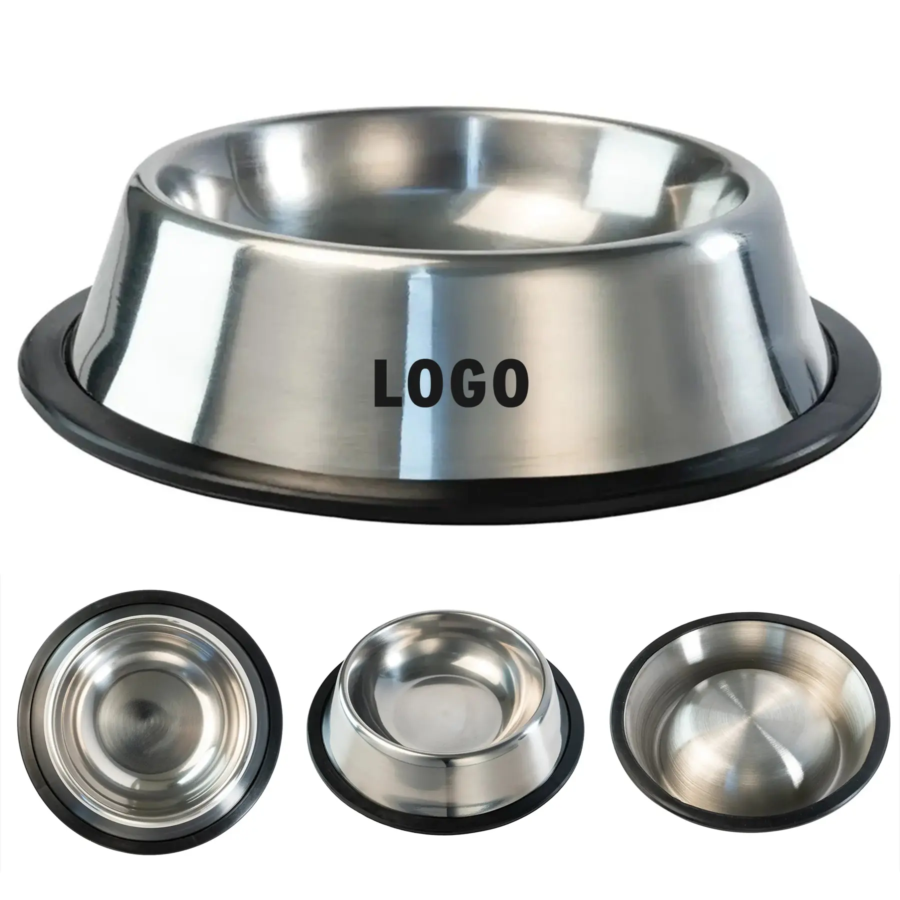 Premium Metal Food Dish For Dogs Cats 2
