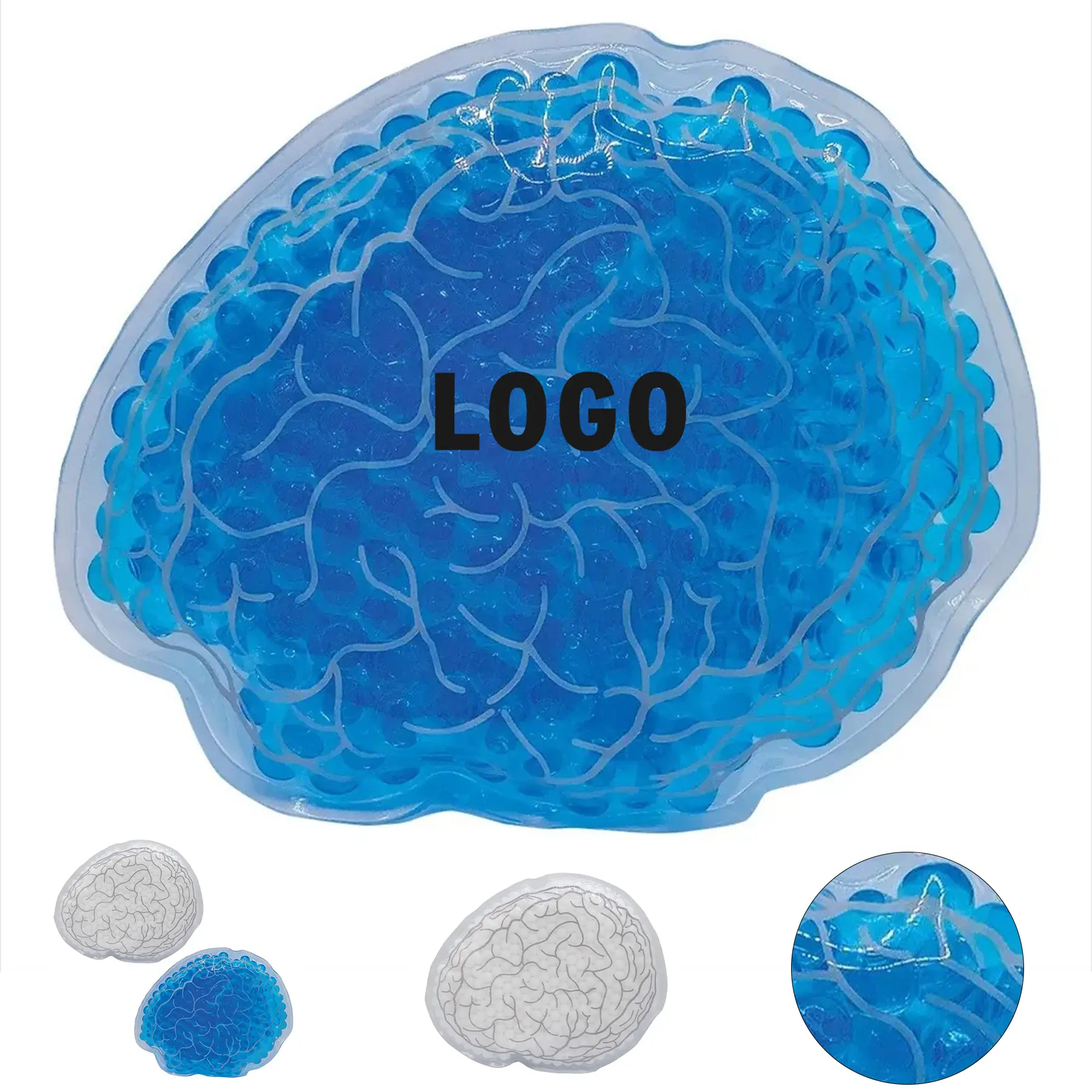 Anatomically Shaped Gel Bead Hot Cold Compress for Therapeutic Relief 2