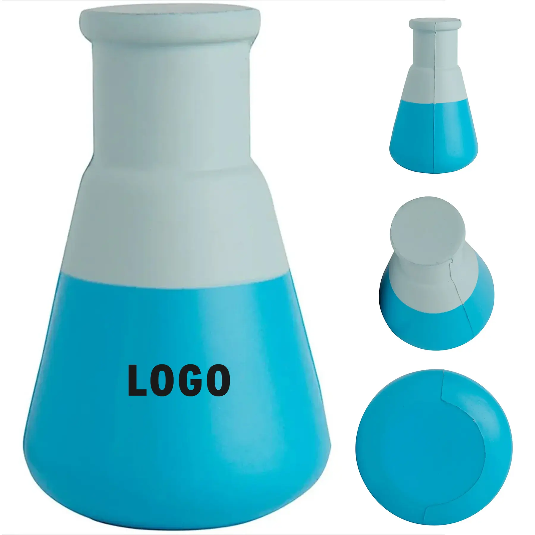 Custom Erlenmeyer Flask Stress Reliever 2