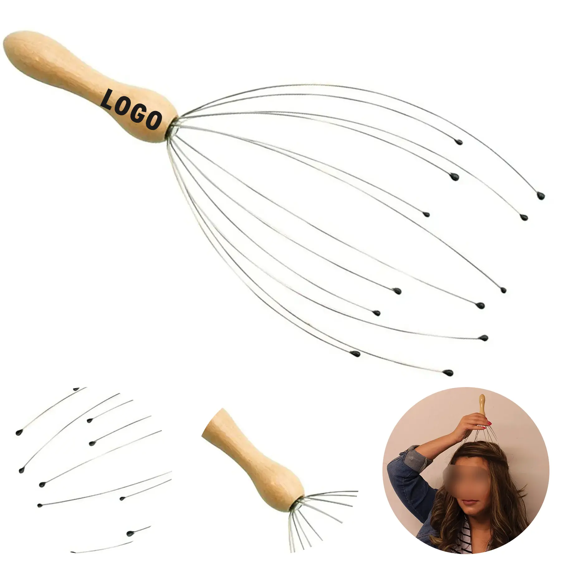 Custom Logo Scalp Relaxation Massager 2