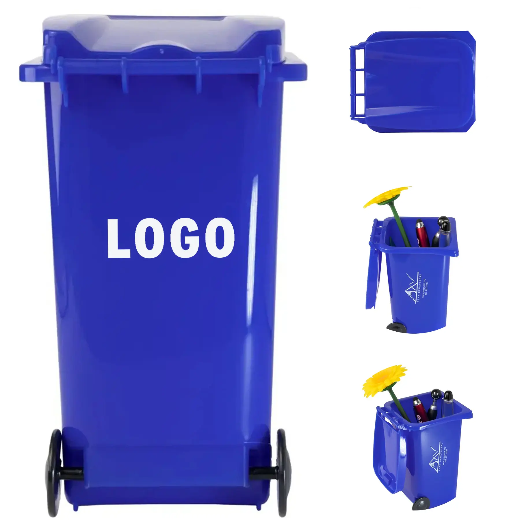 Mini Trash Can Pen Organizer 2