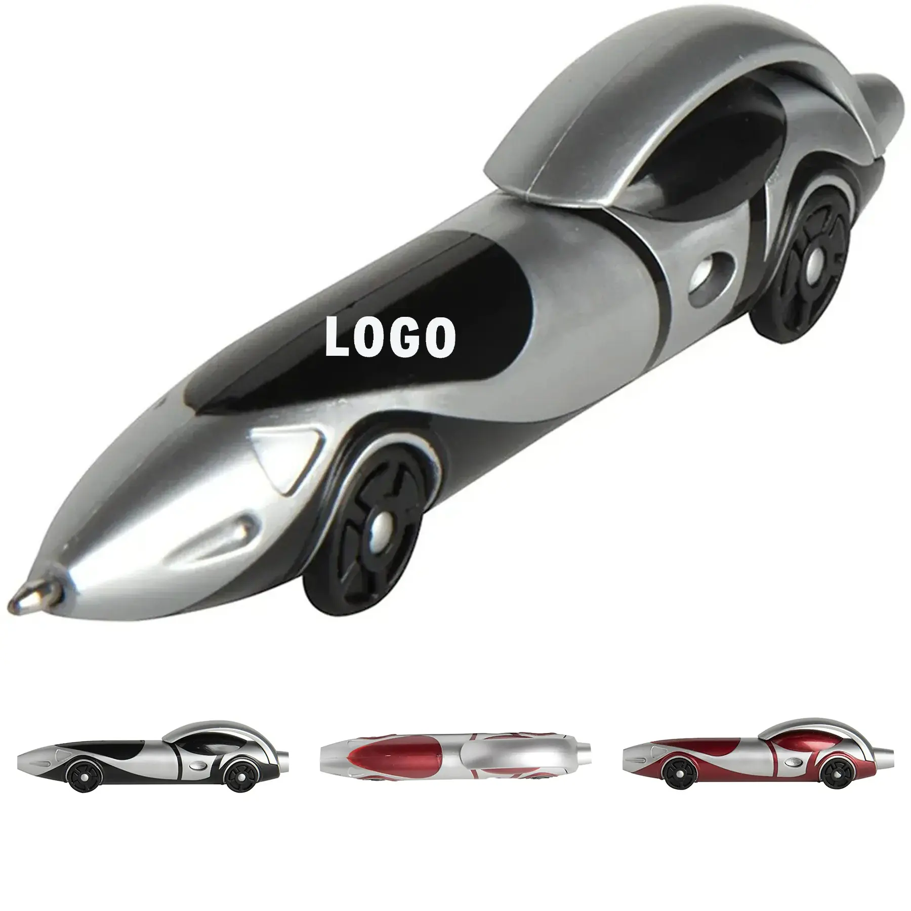 Custom Logo Race Car Ballpoint Pen 2