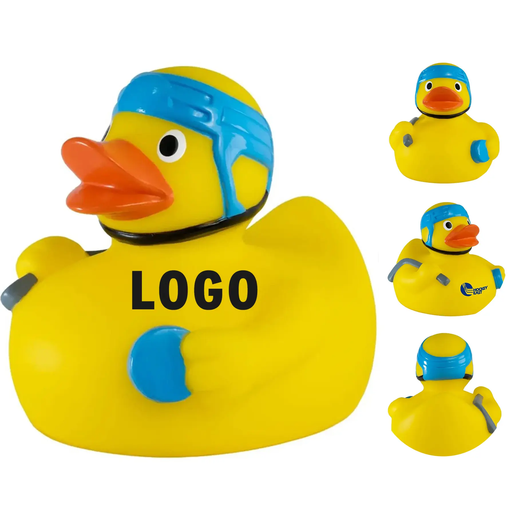 Custom Hockey Rubber Duck for Sports Promotions 2