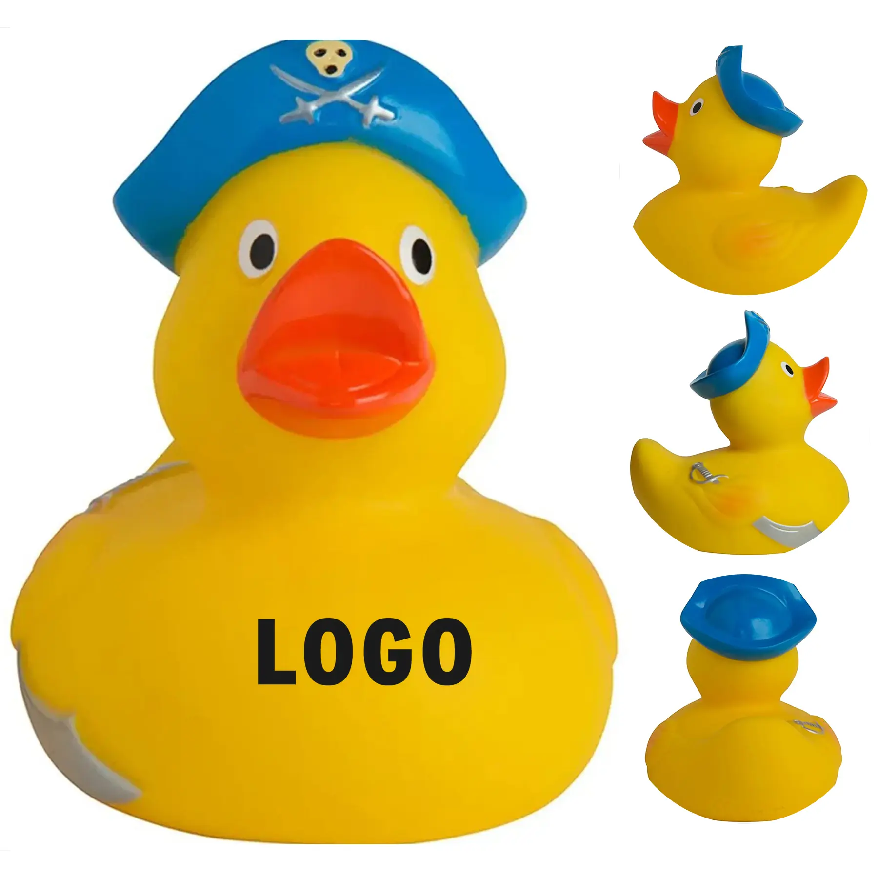Buccaneer Duck Rubber Bath Toy 2
