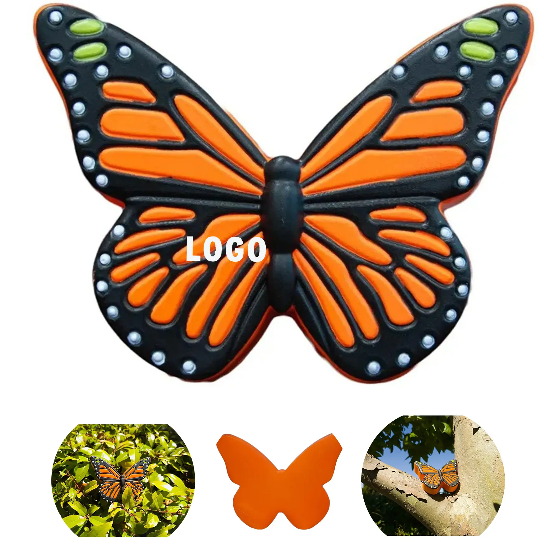 Orange Butterfly Stress Relief Toy 2