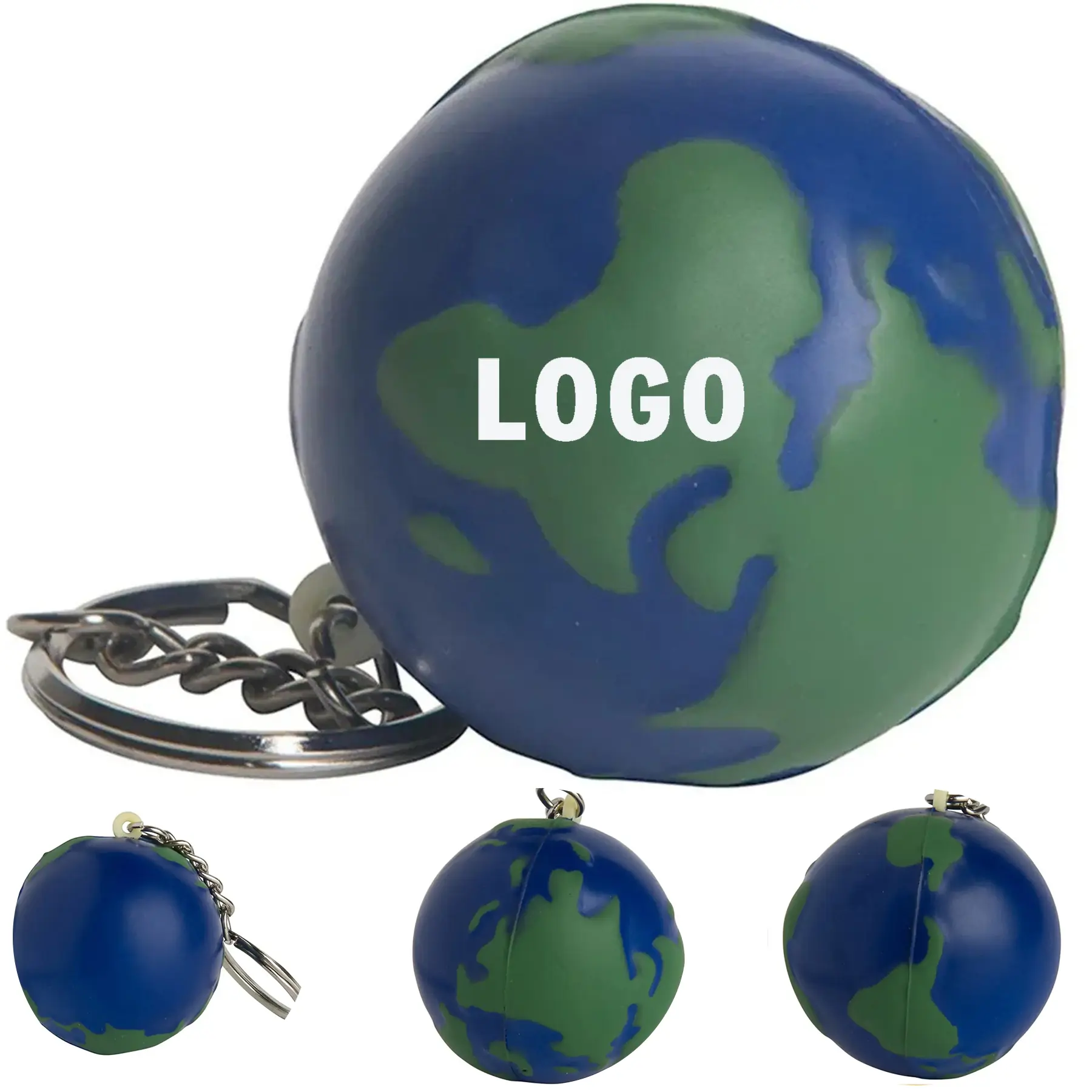 Personalized Globe Stress Ball Keychain Giveaway 2