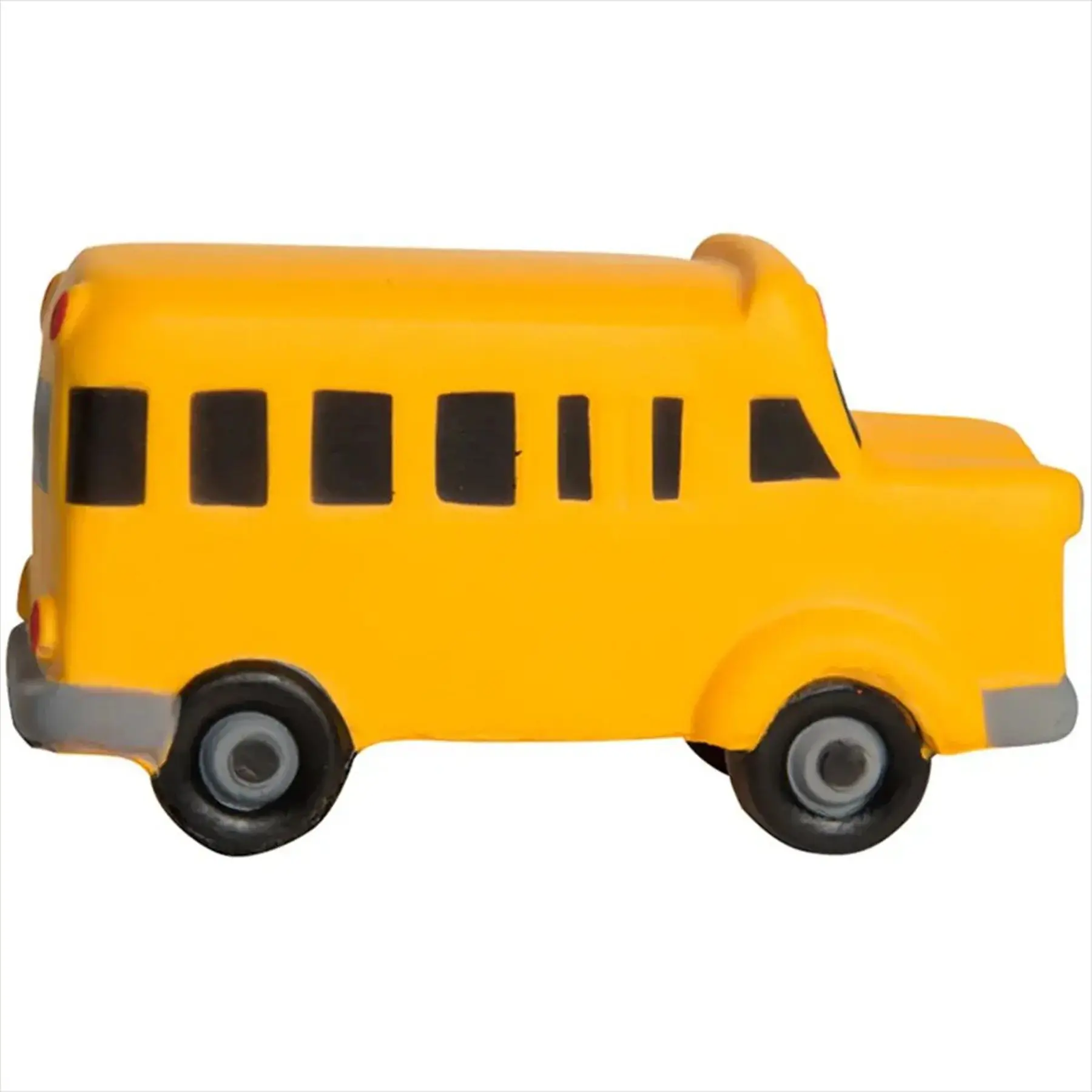 Custom Yellow School Bus Squeeze Stress Ball Promotional Giveaway