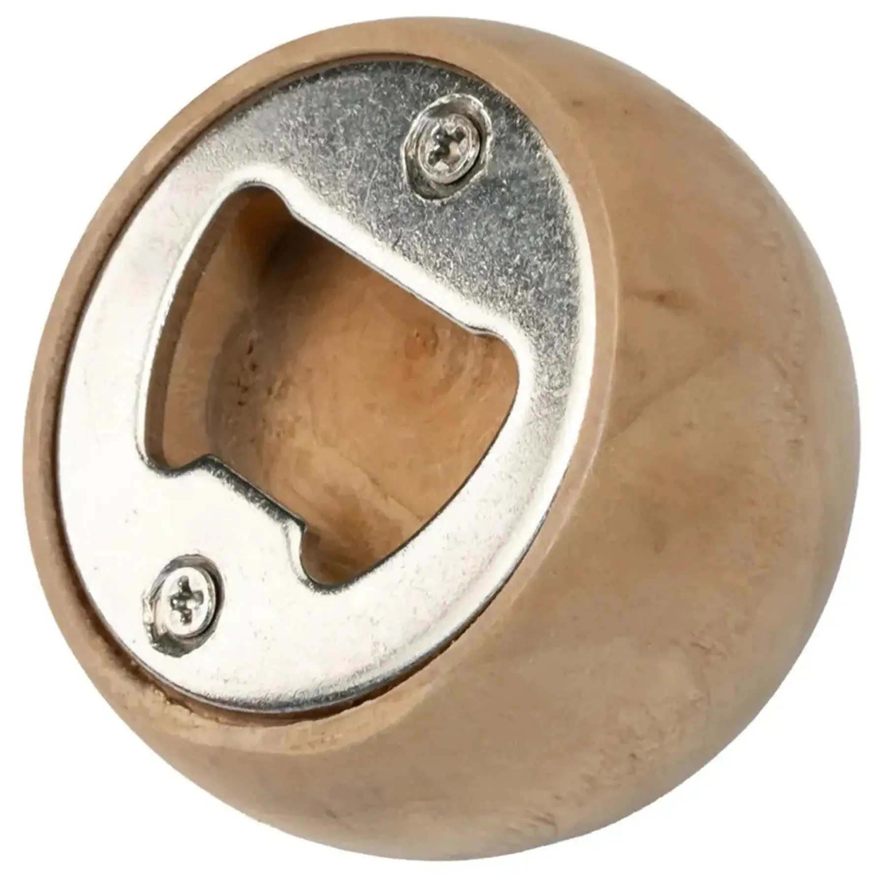 Custom Engraved Round Wooden Beverage Opener