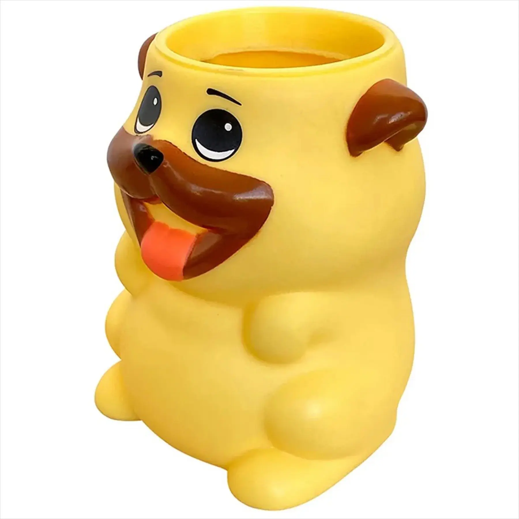 Pug Shaped Pen Stand Desk Organizer