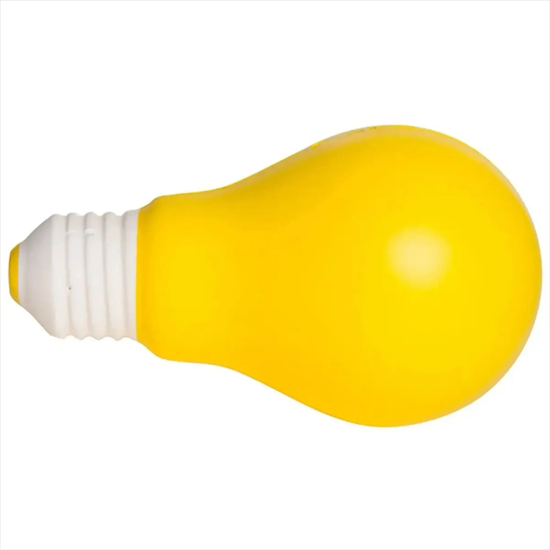 Custom Imprint Light Bulb Stress Ball for Business Promotions
