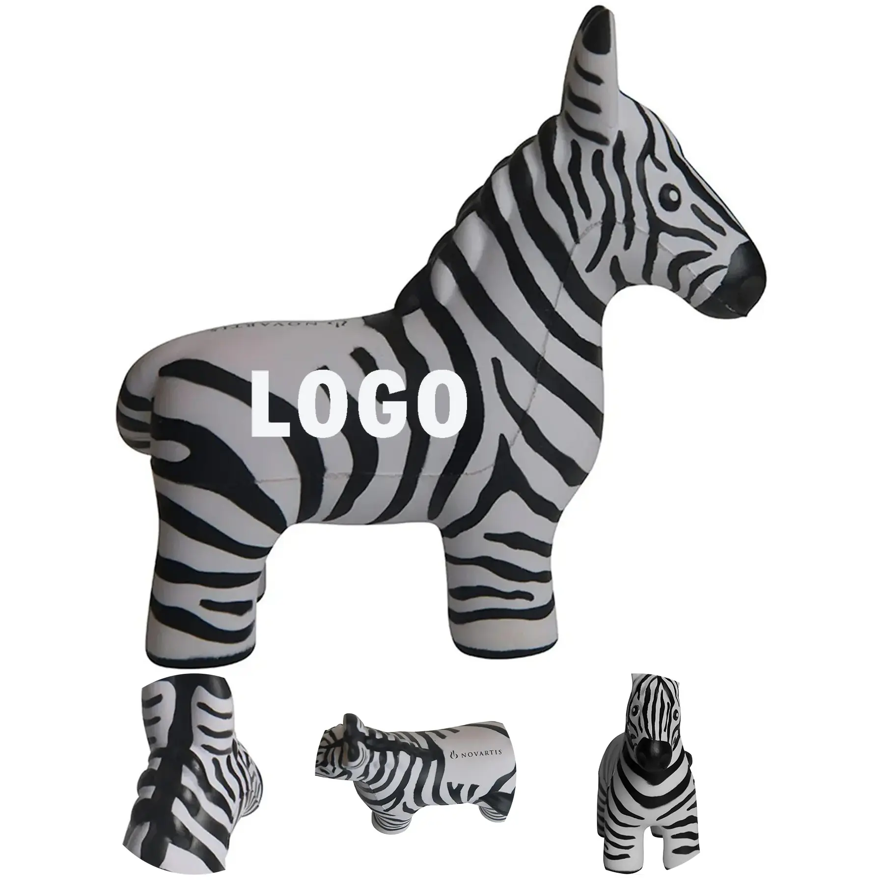 Custom Zebra Stress Ball 2
