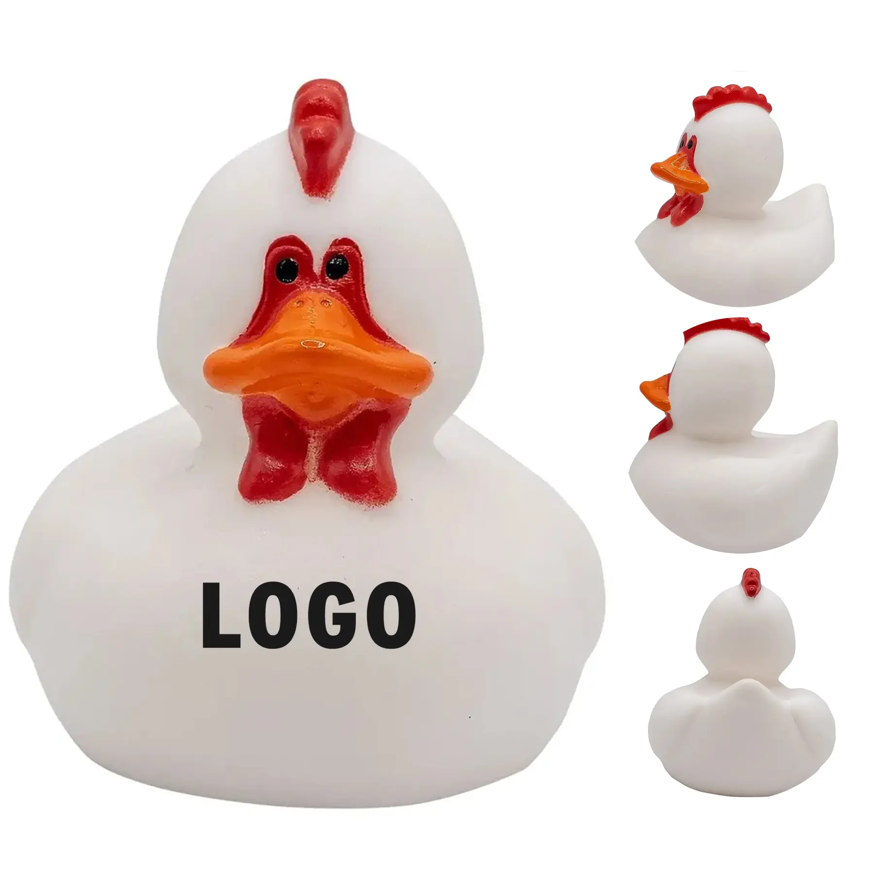 Whimsical Rubber Poultry Figurine for Promotional Events 2