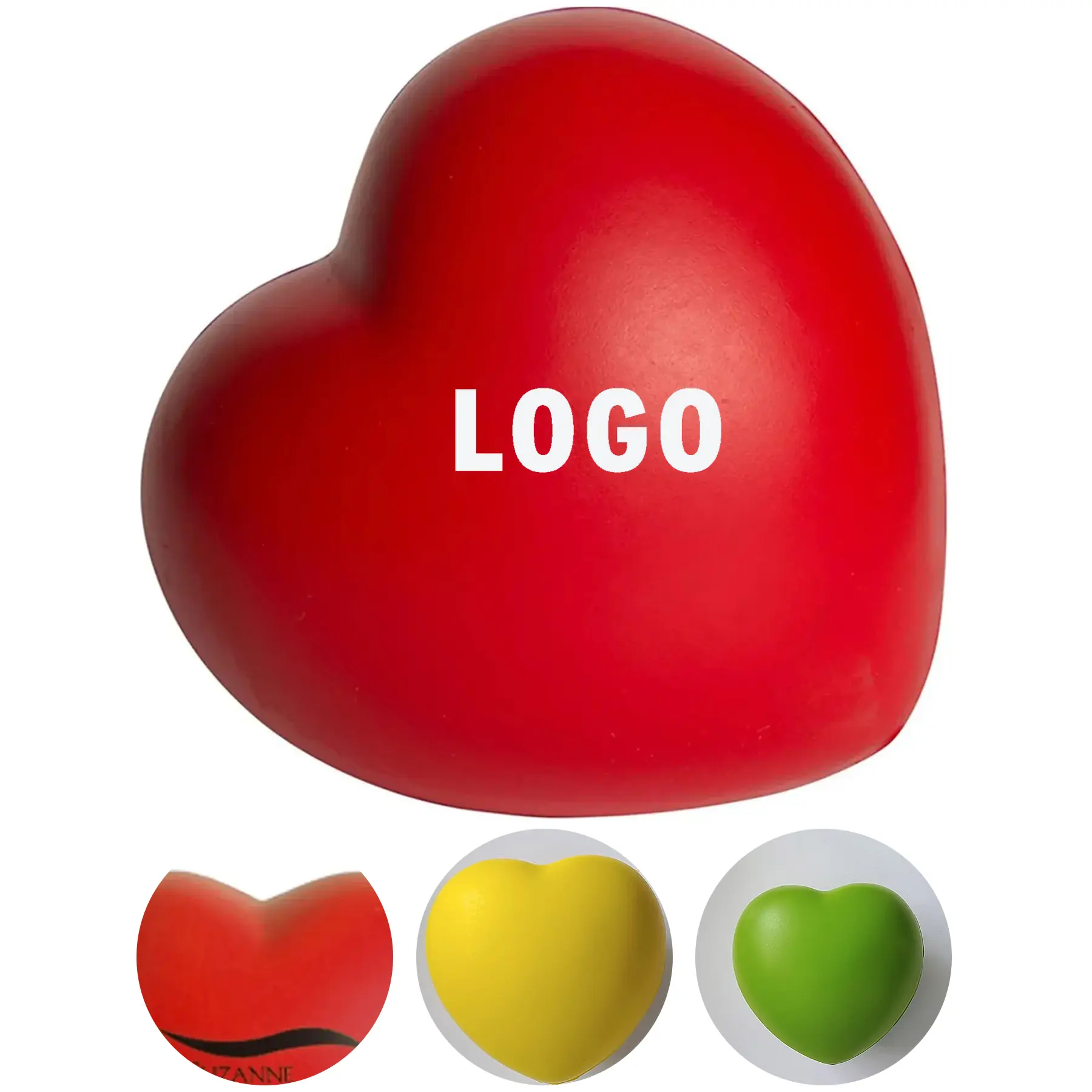 Slow Rebound Foam Heart Stress Reliever 2