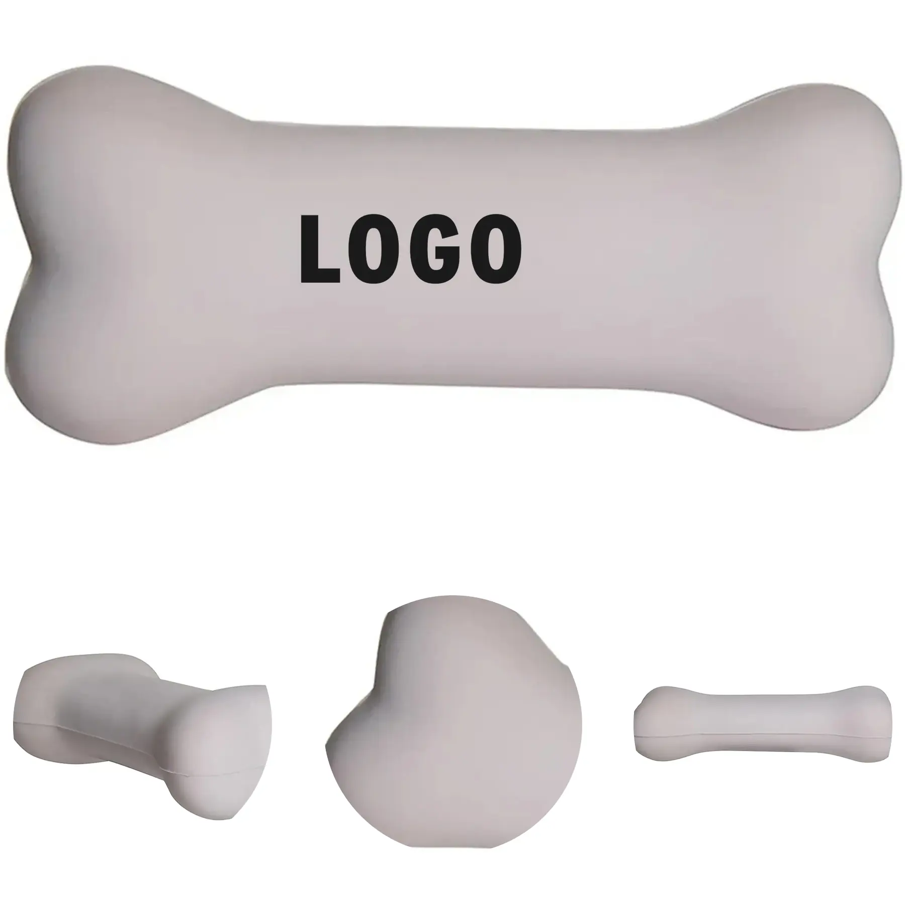 Personalized Dog Bone Squeeze Toy for Pet Business Promotions 2
