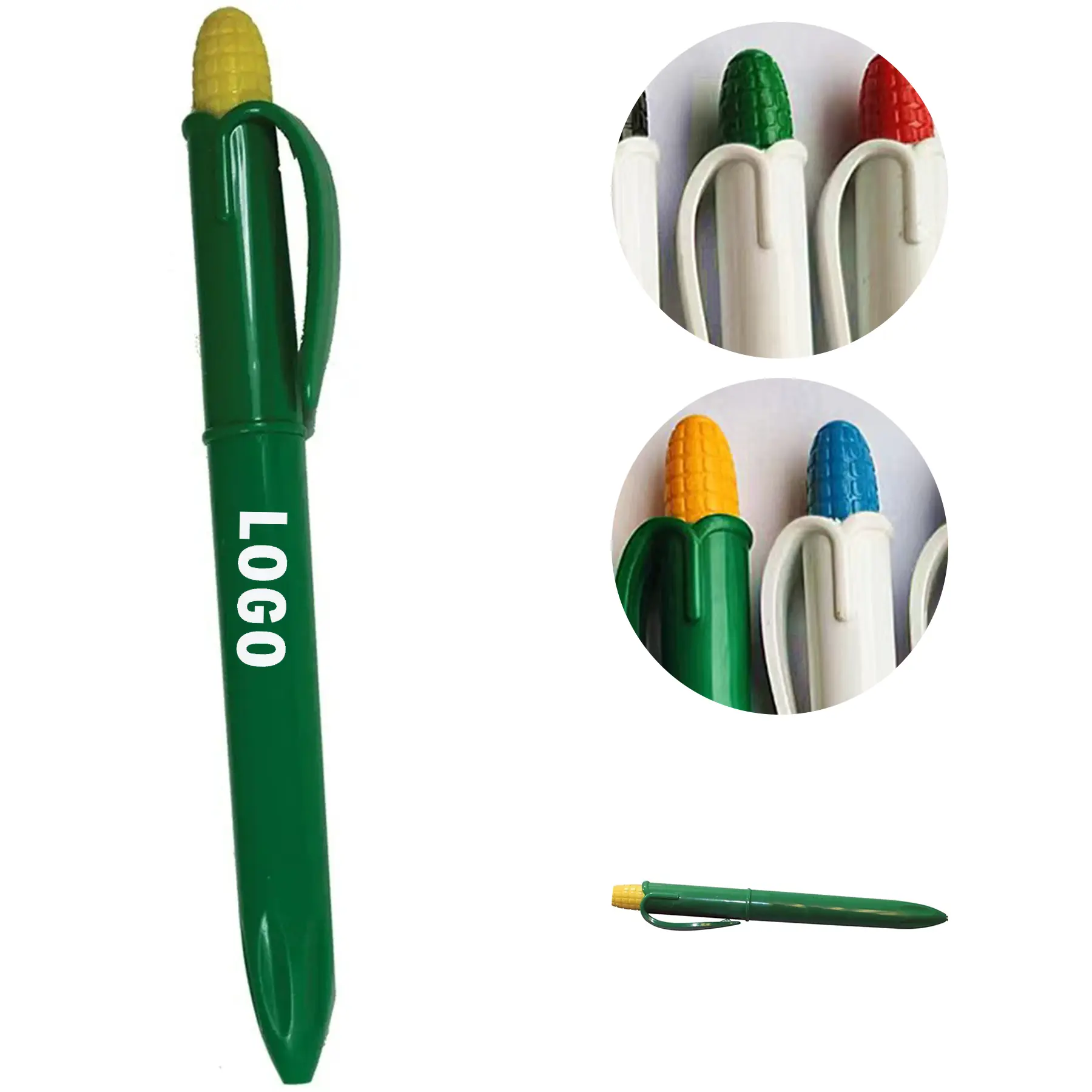 Custom Corn Click Pen Promotional Giveaway 2