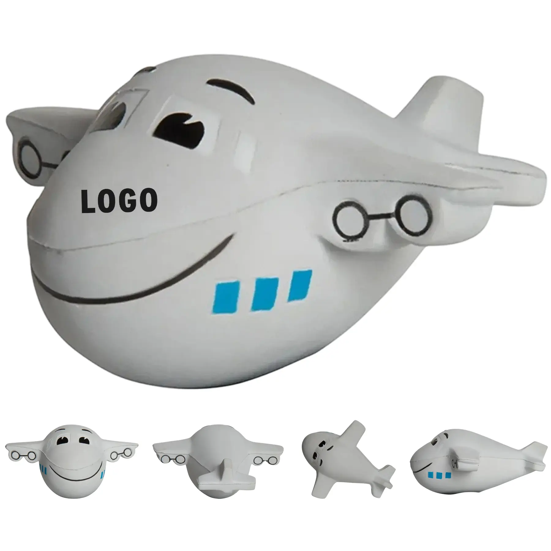 Happy Airplane Squeeze Stress Relief 2
