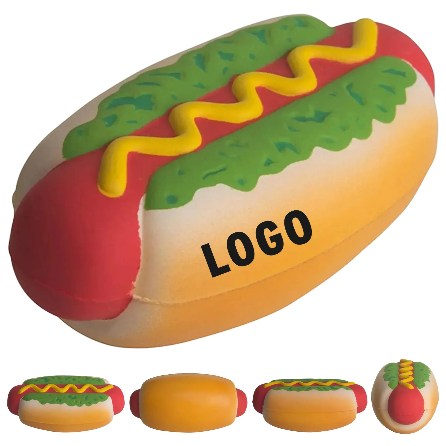 Customizable Hot Dog Stress Ball Toy 2
