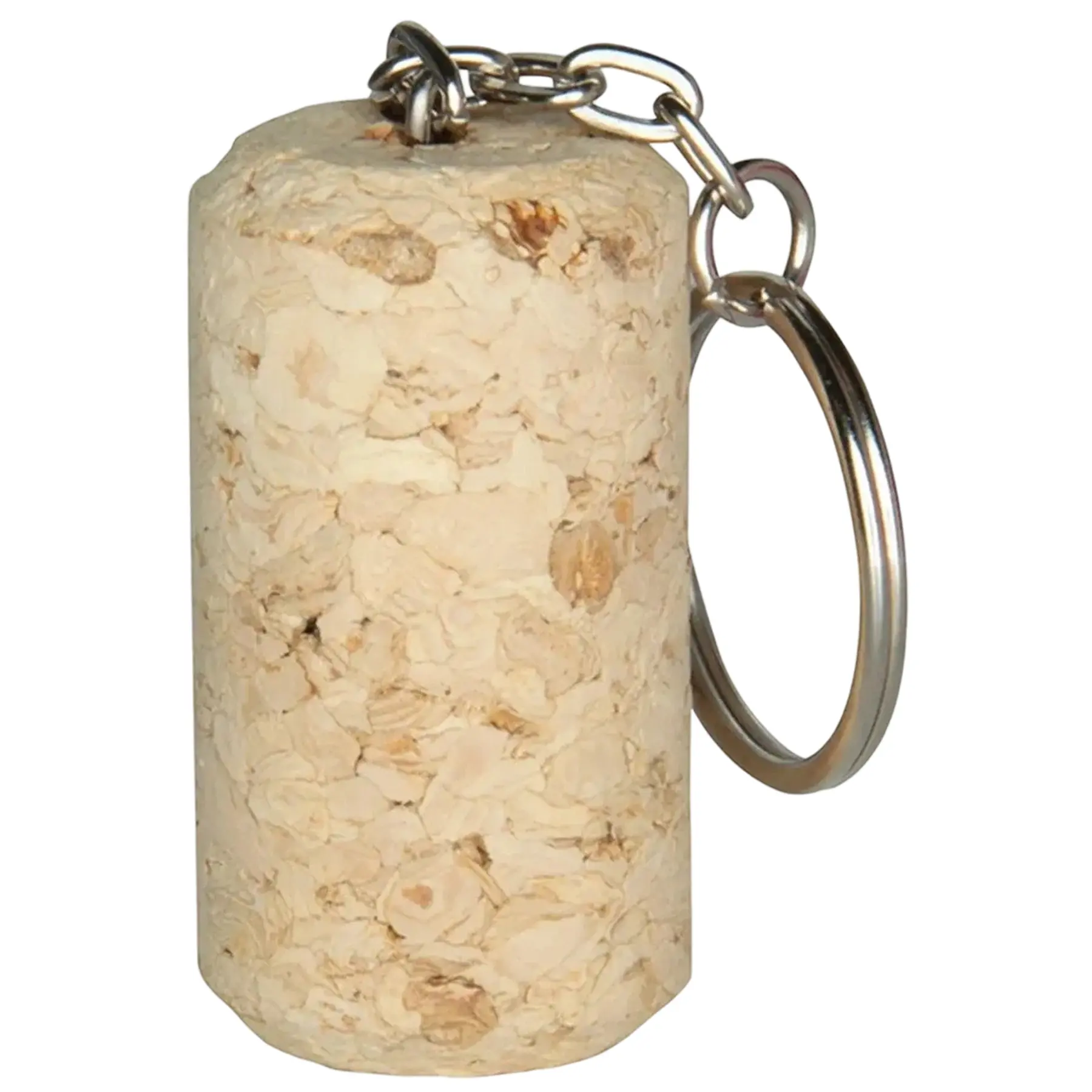 Handmade Cork Wine Keychain for Enthusiasts