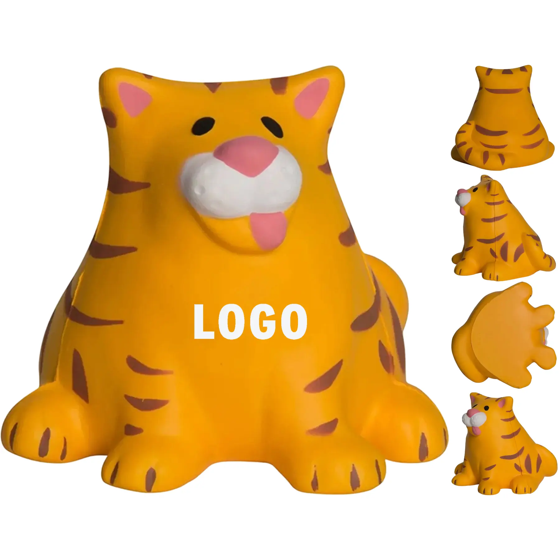 Chubby Cat Stress Ball Toy 2
