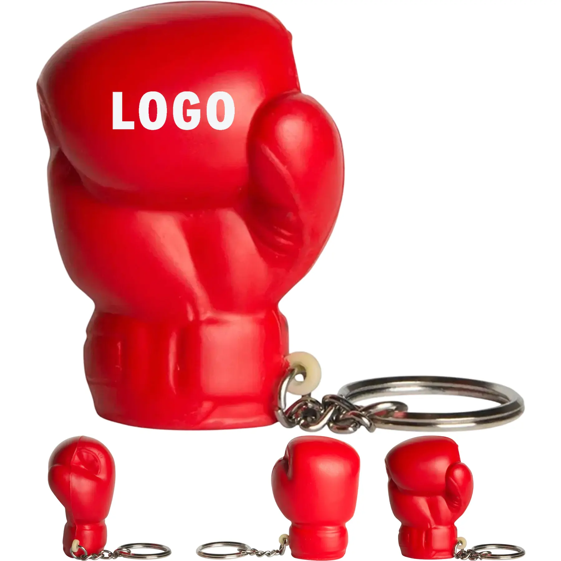 Custom Boxing Glove Stress Toy Keychain 2