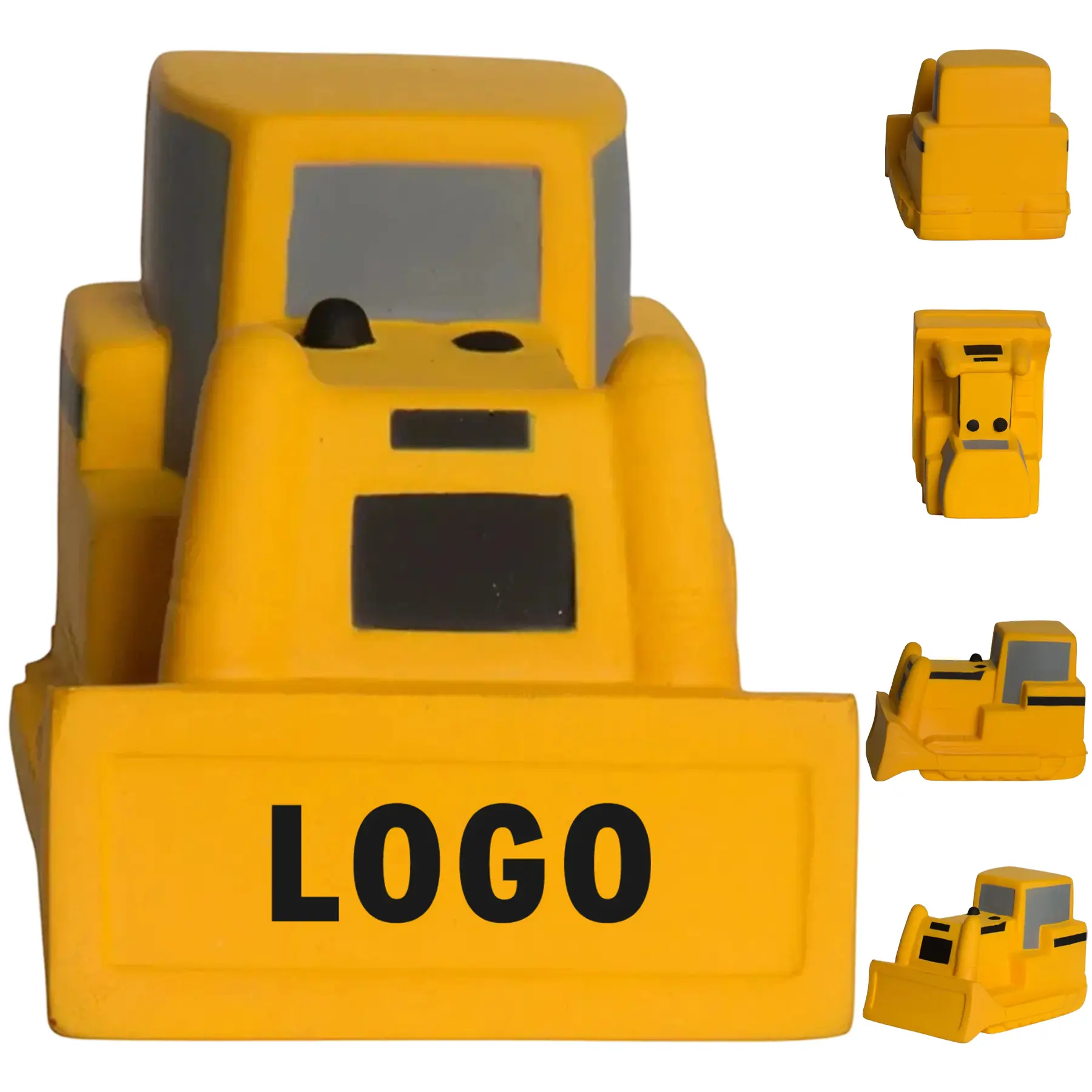 Personalized Bulldozer Stress Relief Squeeze Toy 2