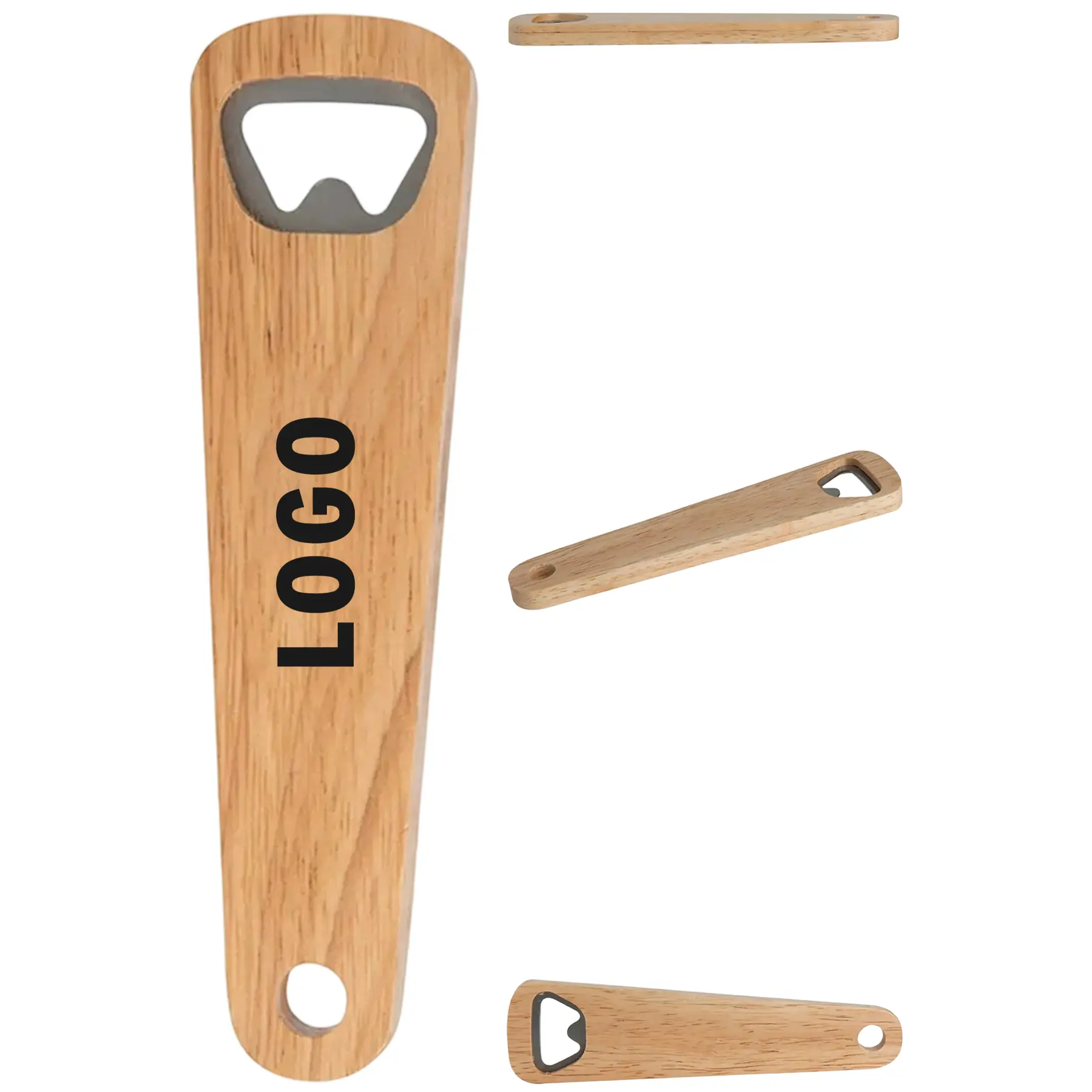 Personalized Handmade Wooden Bottle Opener Promotional Bar Gift 2